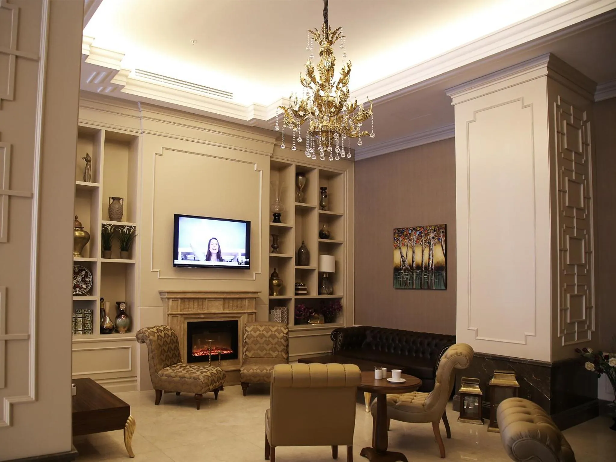 Seating area in Morrian Hotel