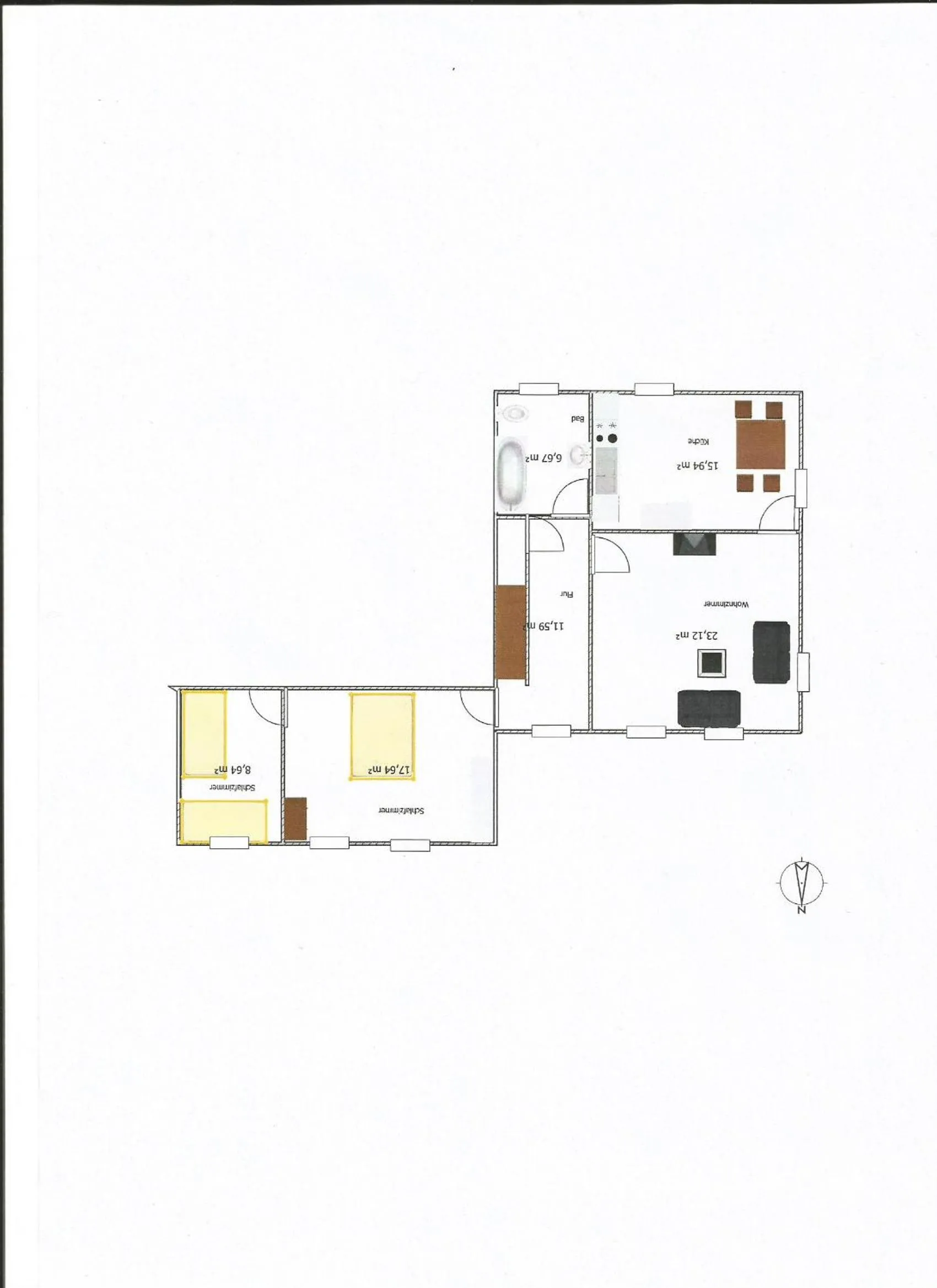 Floor plan in Obermühle Duderstadt