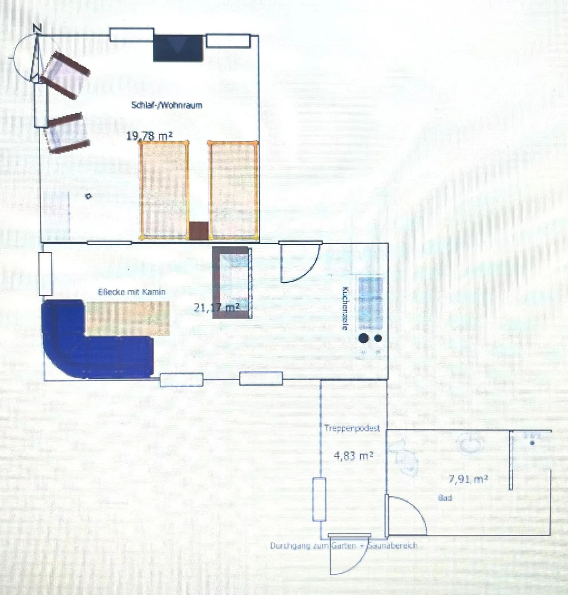 Floor plan in Obermühle Duderstadt
