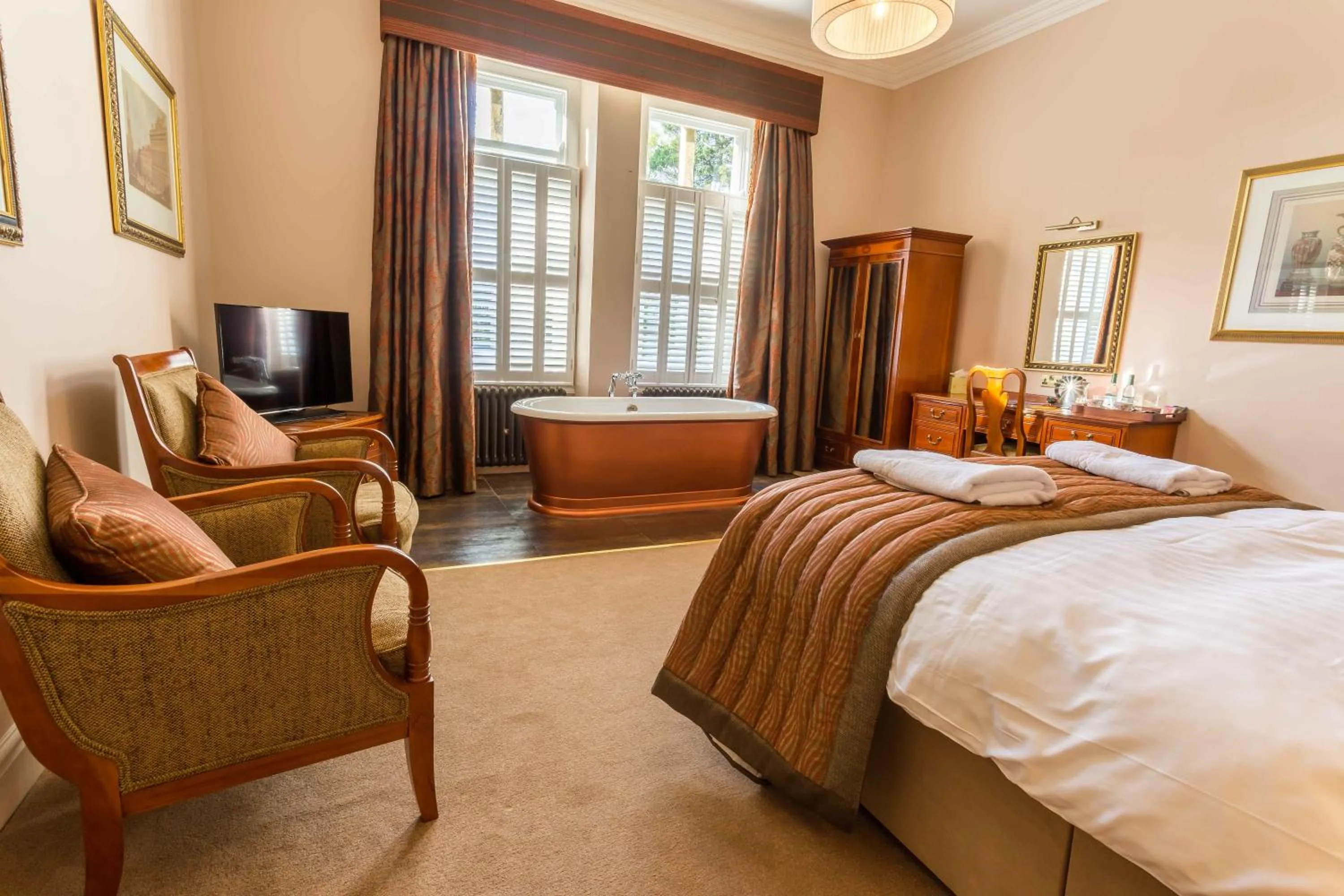 Bedroom in The Villa Levens