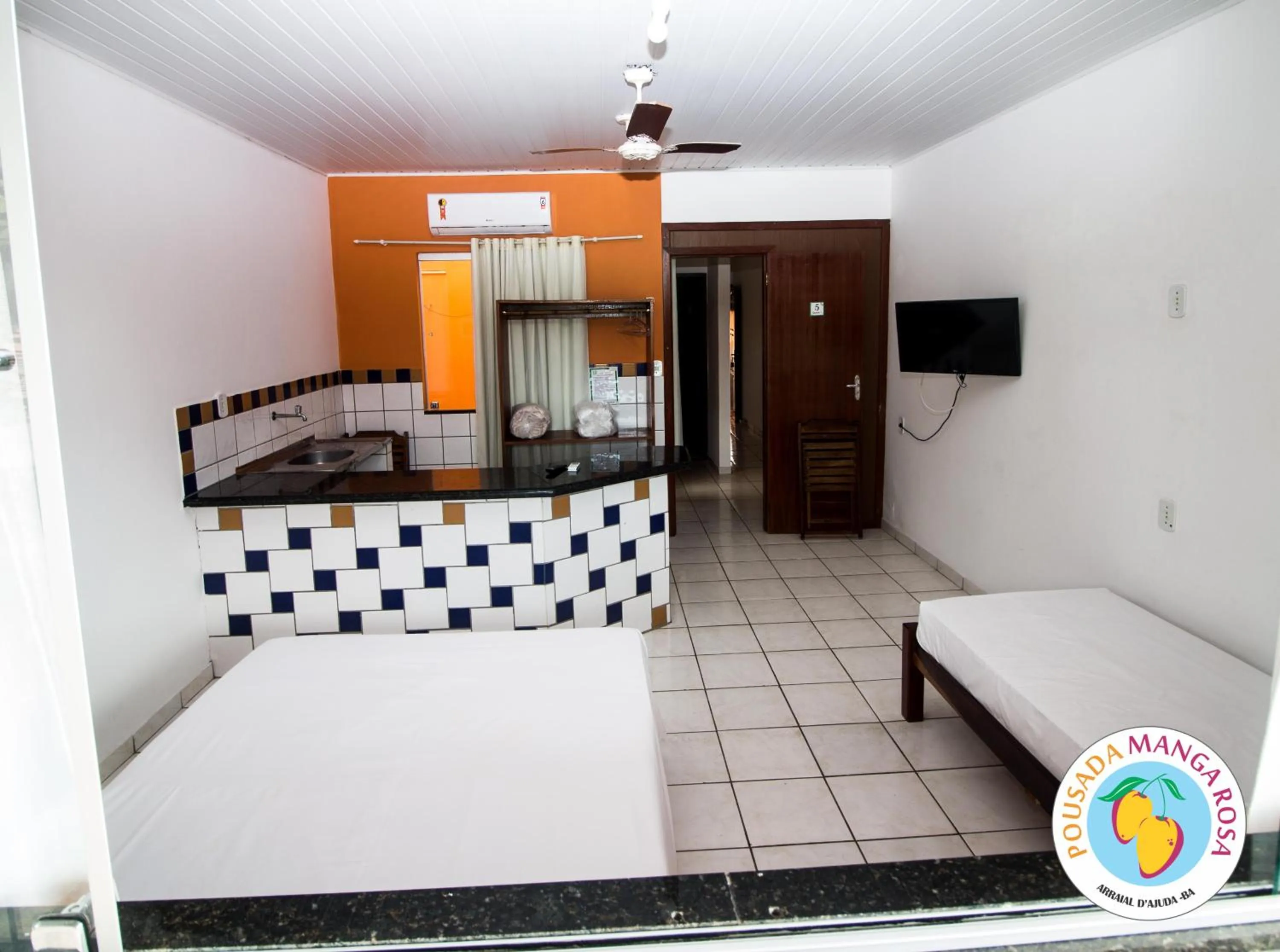 Photo of the whole room in Pousada Manga Rosa- Arraial