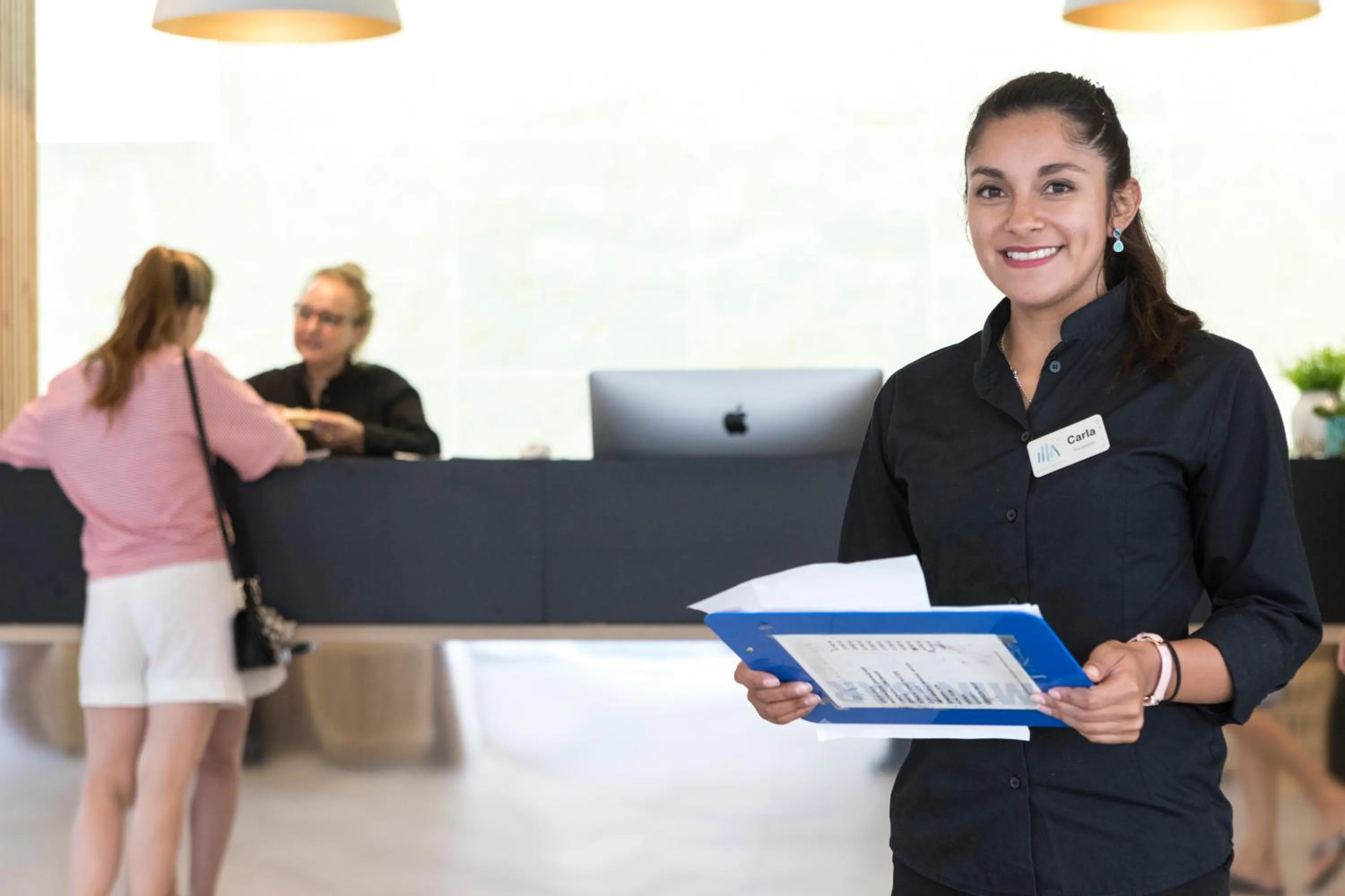 Lobby or reception in Hotel Las Arenas