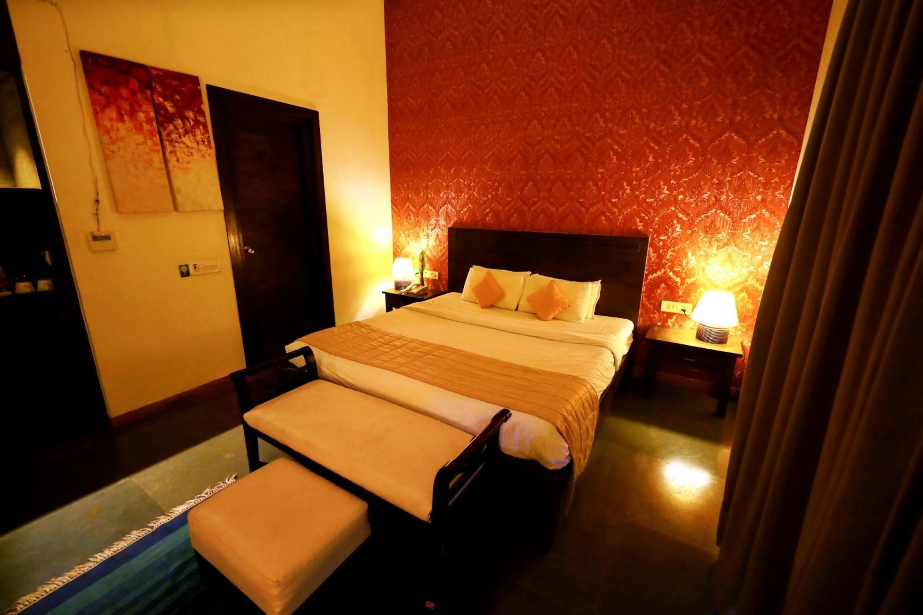 Photo of the whole room, Bed in Blue Ocean The Fern Resort & Spa Ganpatipule