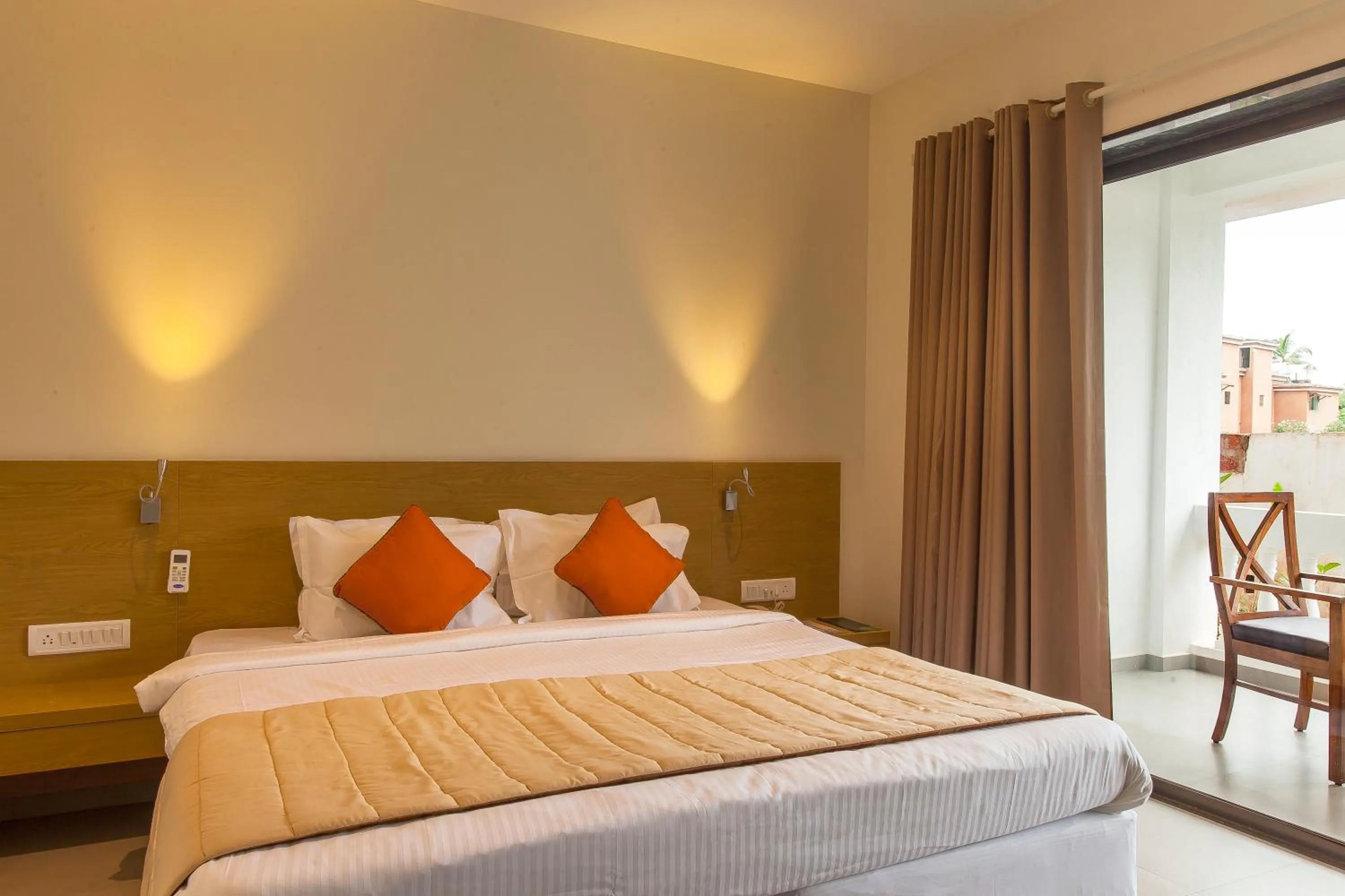 Photo of the whole room, Bed in Blue Ocean The Fern Resort & Spa Ganpatipule