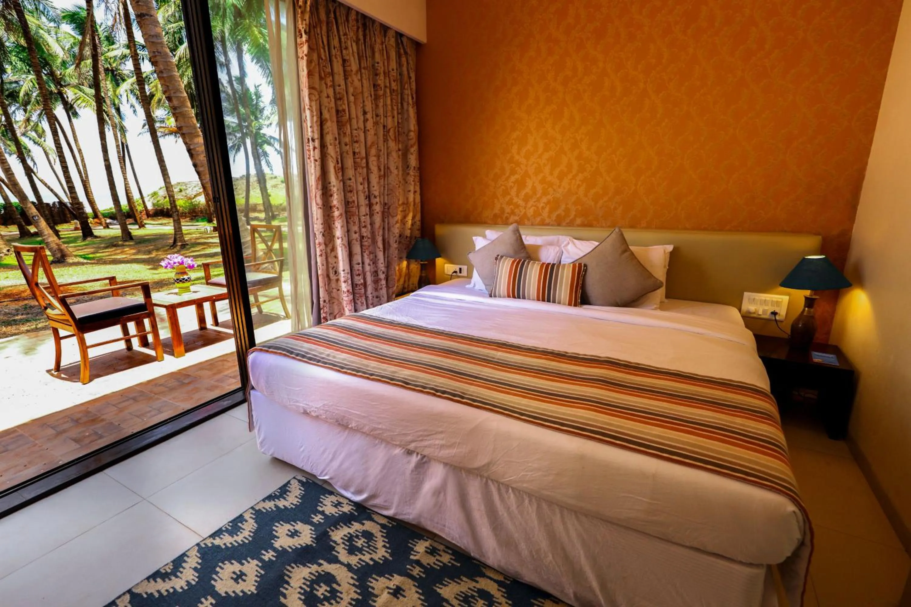 Bedroom, Bed in Blue Ocean The Fern Resort & Spa Ganpatipule