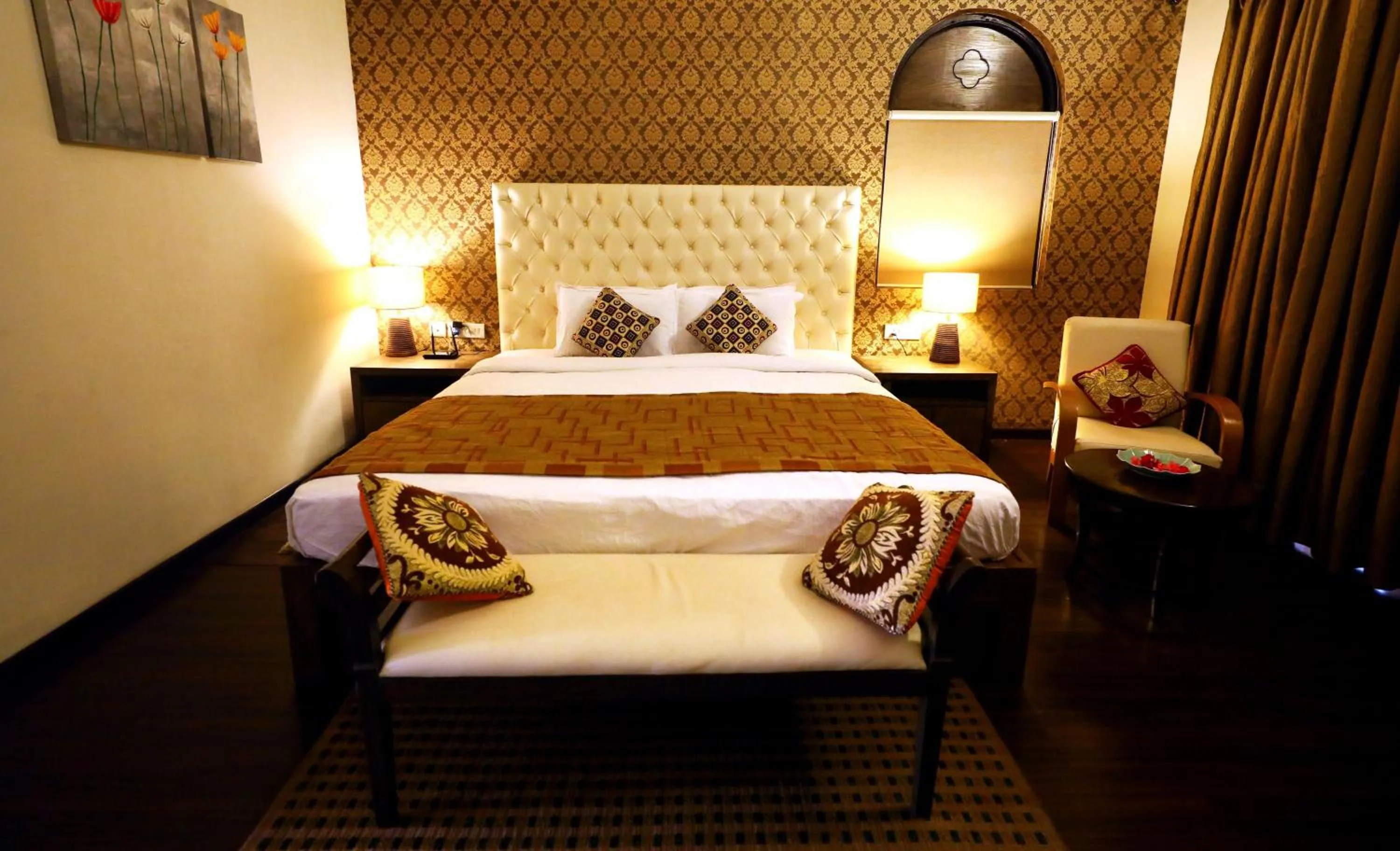 Photo of the whole room, Bed in Blue Ocean The Fern Resort & Spa Ganpatipule