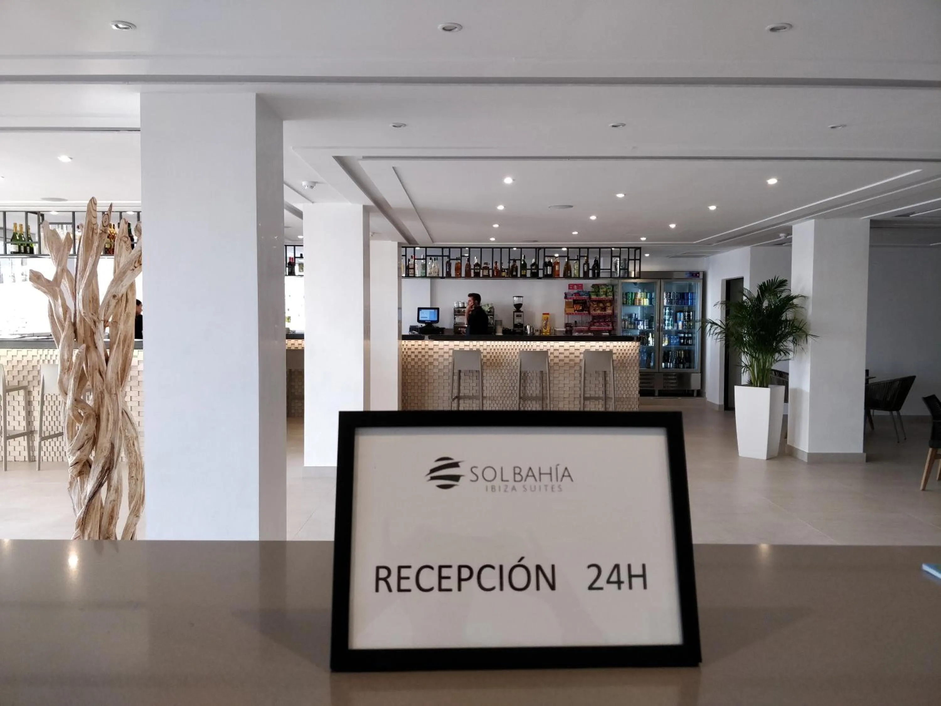 Lobby or reception in Sol Bahía Ibiza Suites