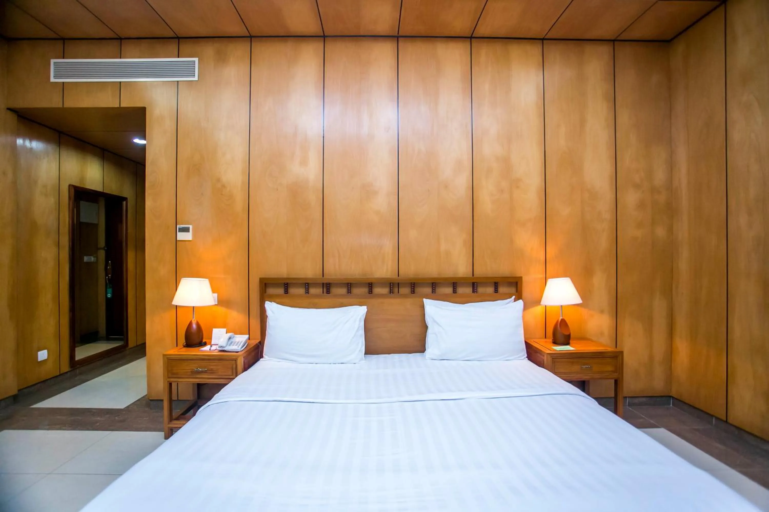 Bed in Lagos Oriental Hotel