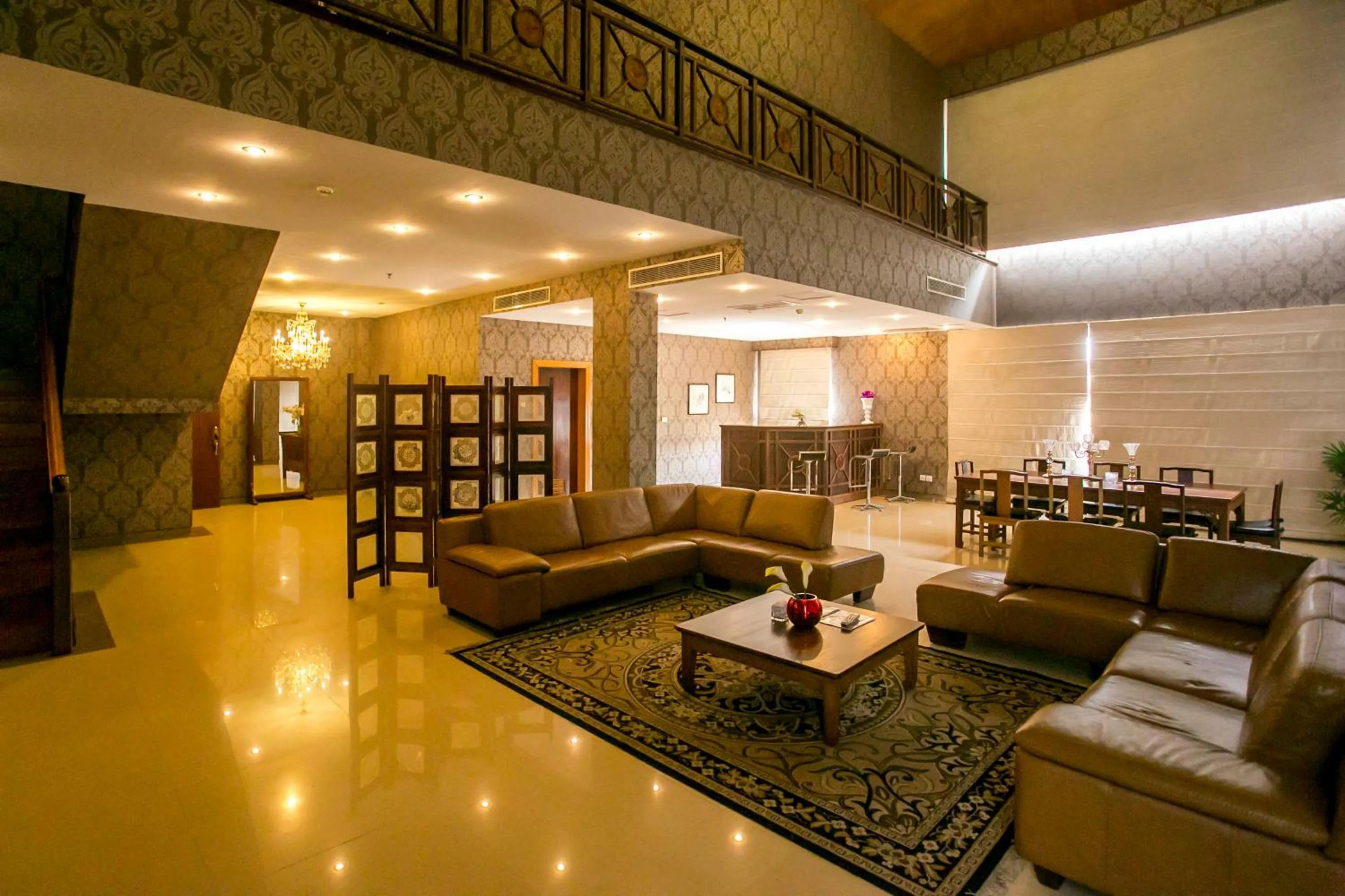 Living room in Lagos Oriental Hotel
