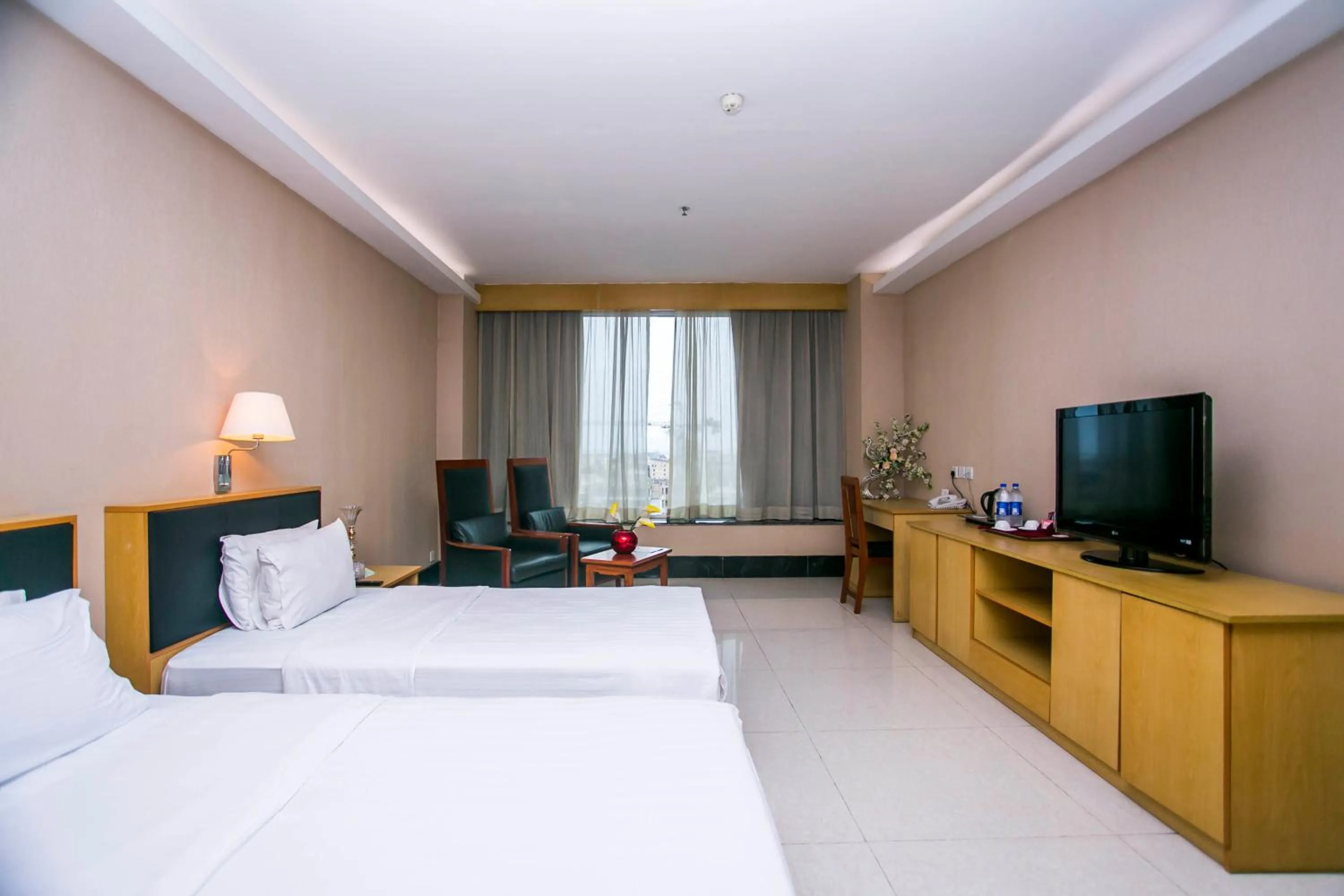 Bed in Lagos Oriental Hotel