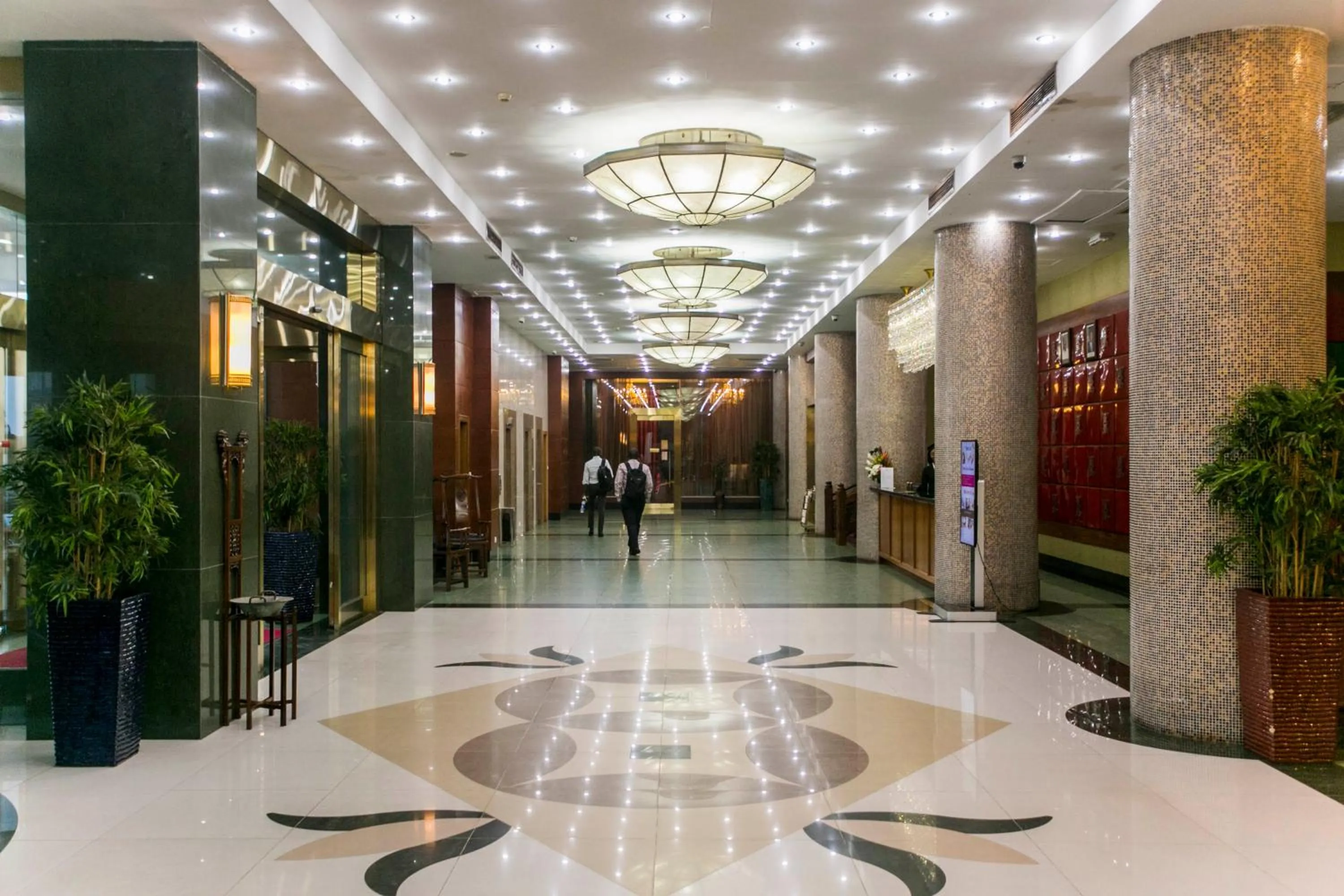 Lobby or reception in Lagos Oriental Hotel