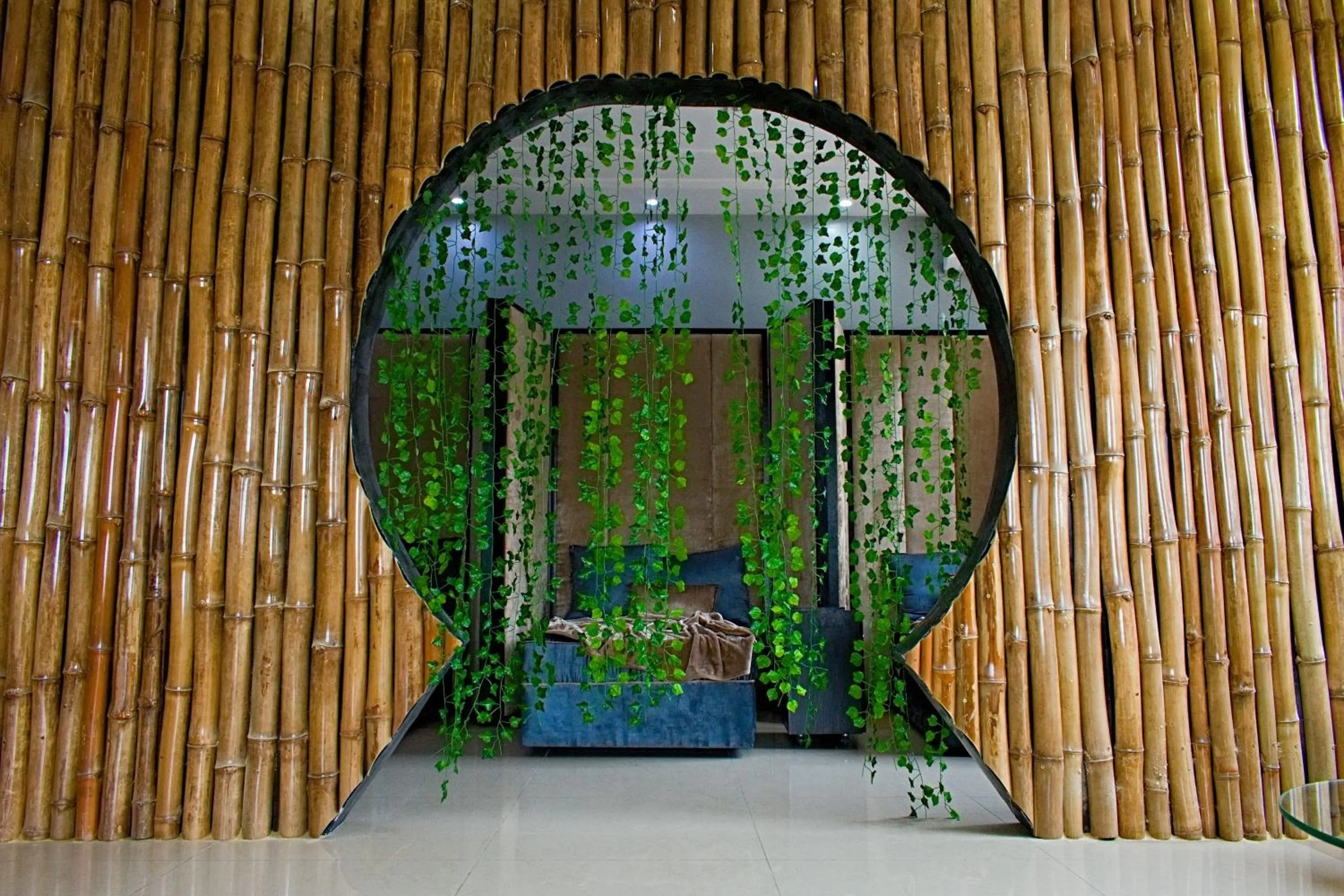 Decorative detail in Lagos Oriental Hotel