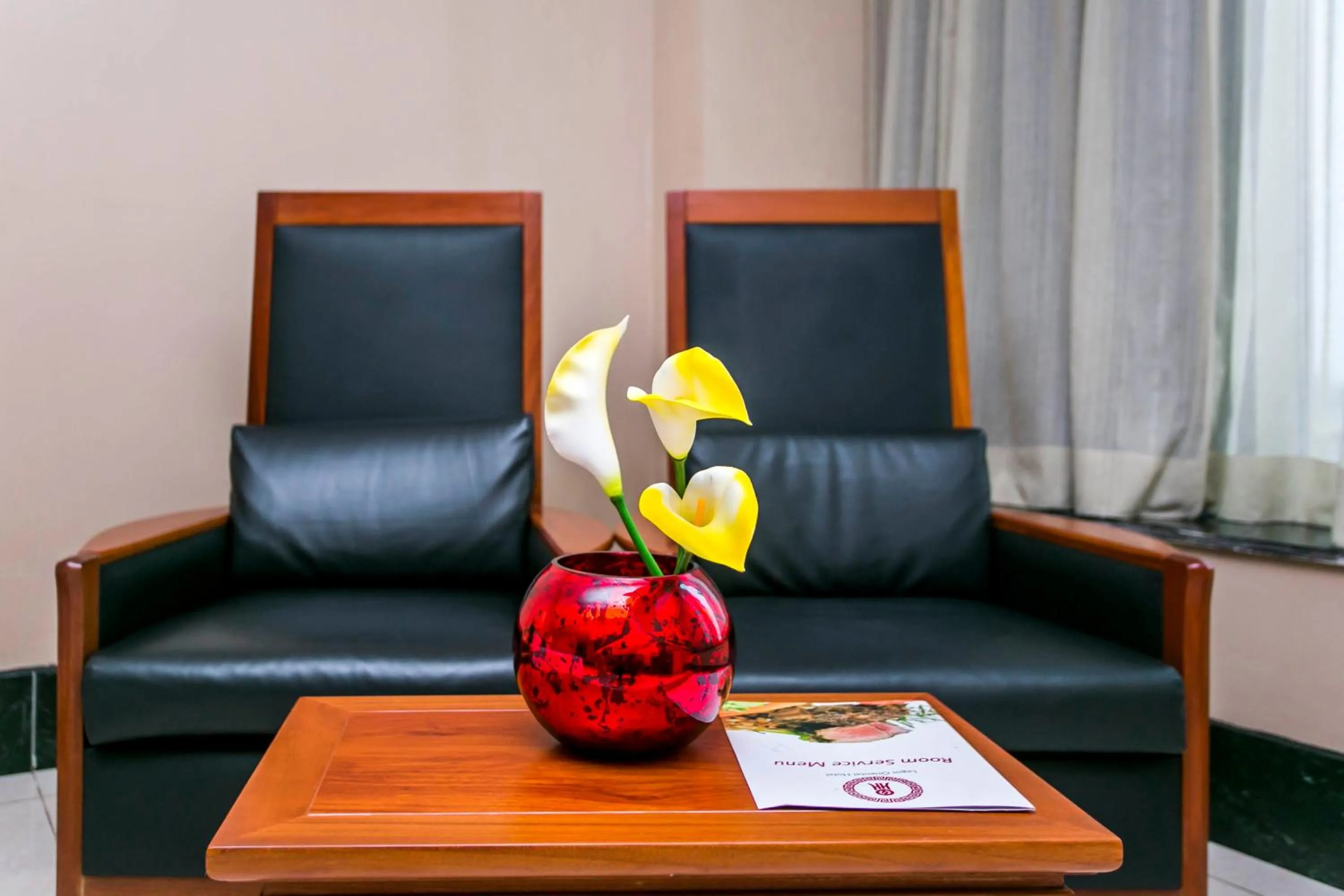 Seating area in Lagos Oriental Hotel