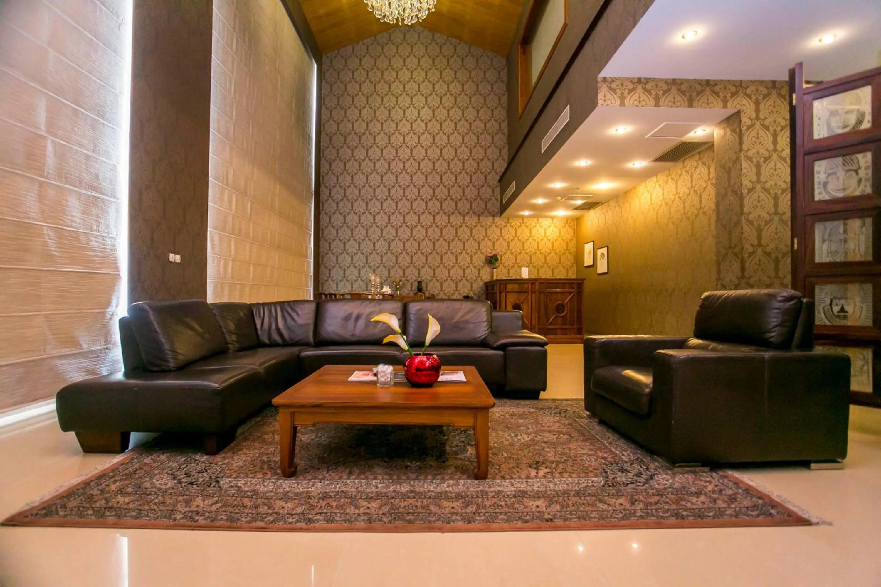 Seating area in Lagos Oriental Hotel