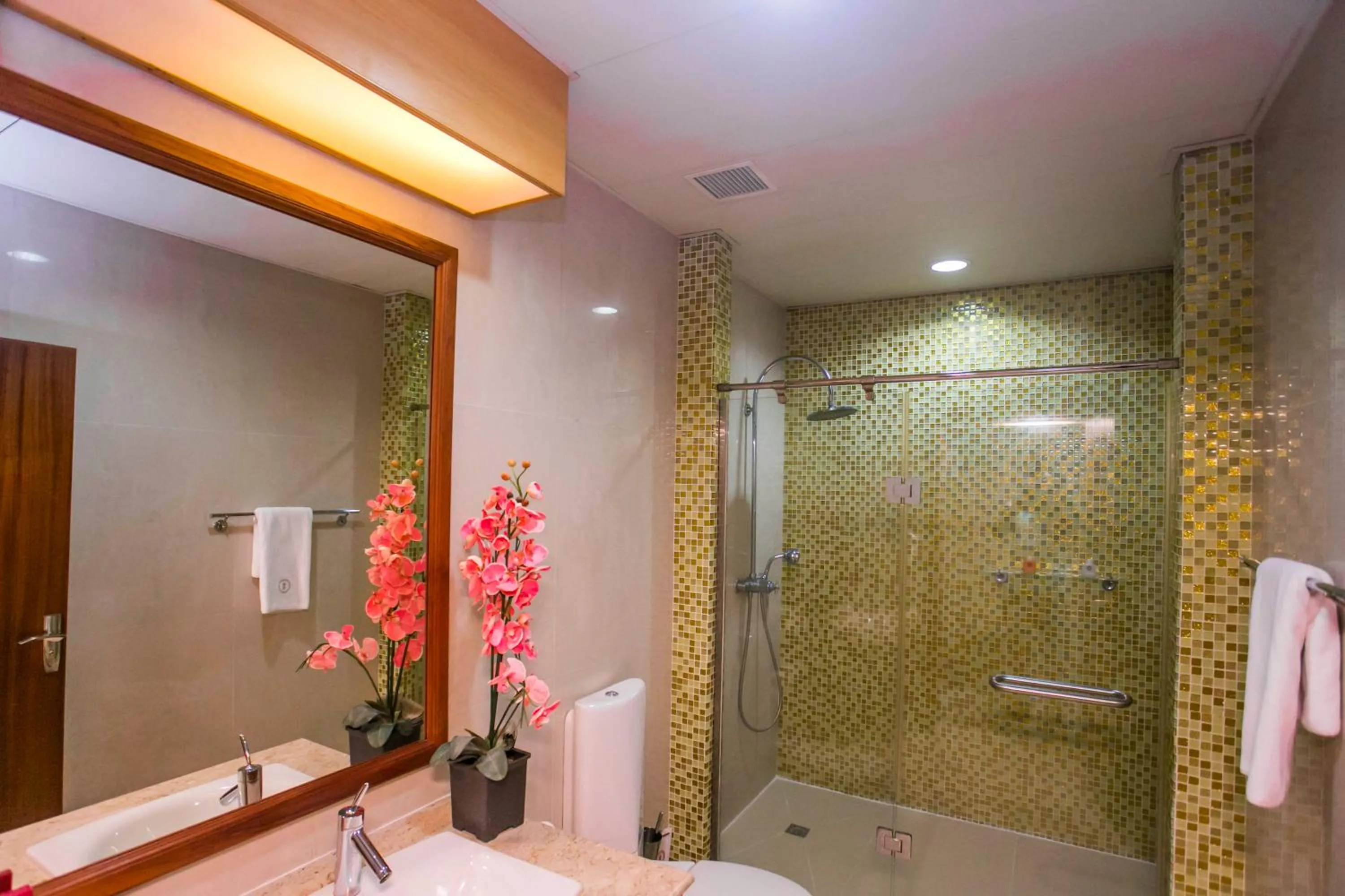 Shower in Lagos Oriental Hotel