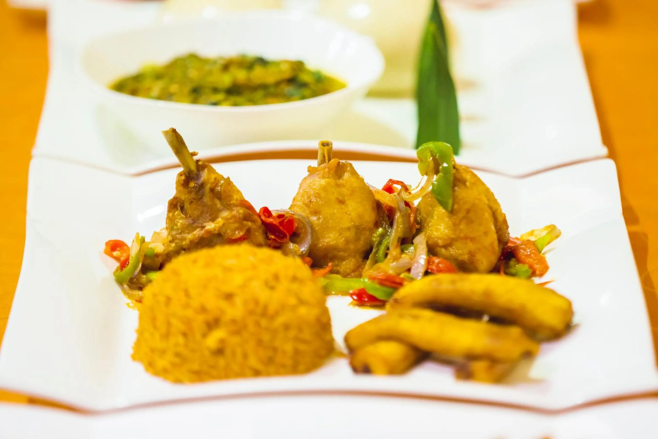 Food and drinks in Lagos Oriental Hotel