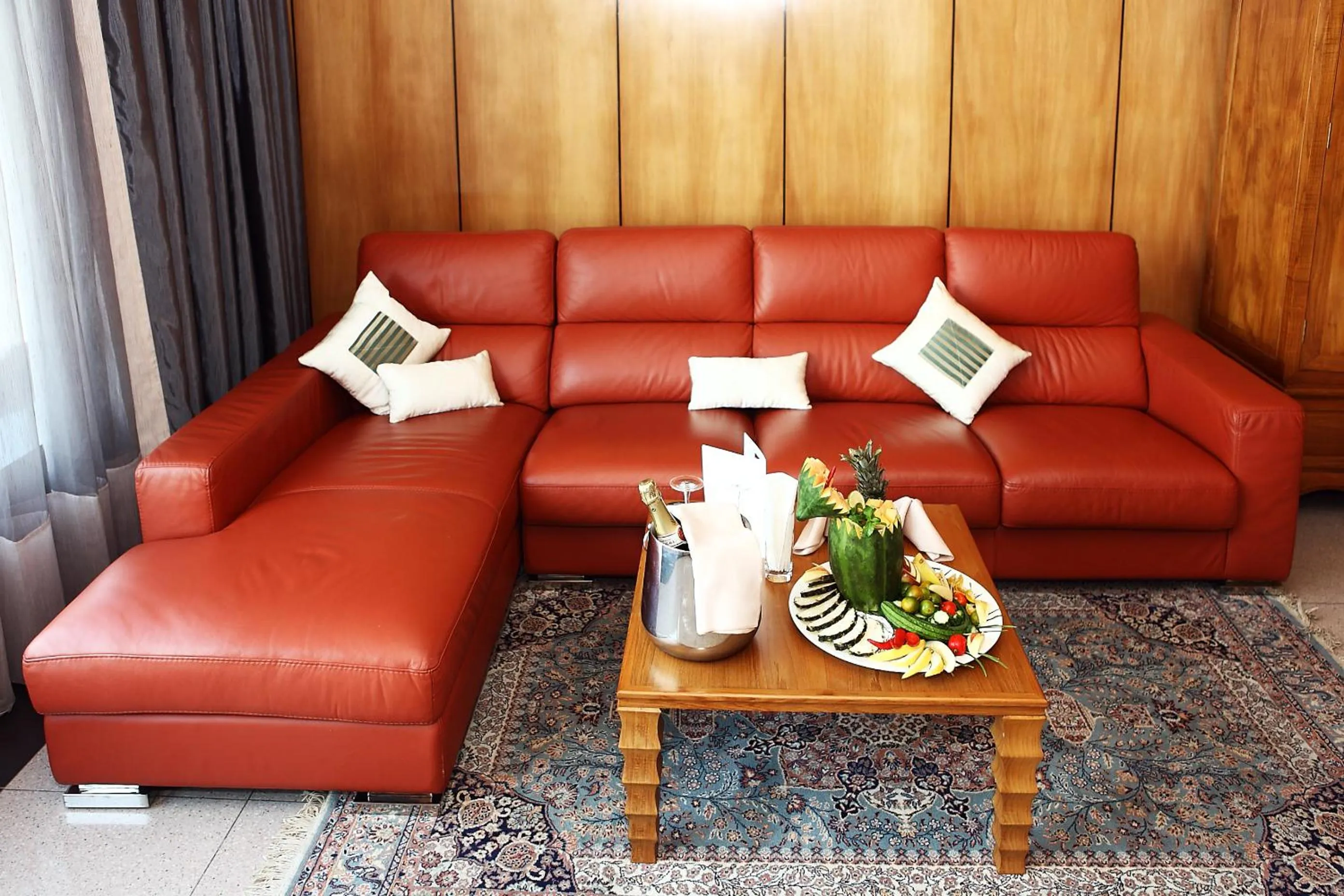 Living room in Lagos Oriental Hotel