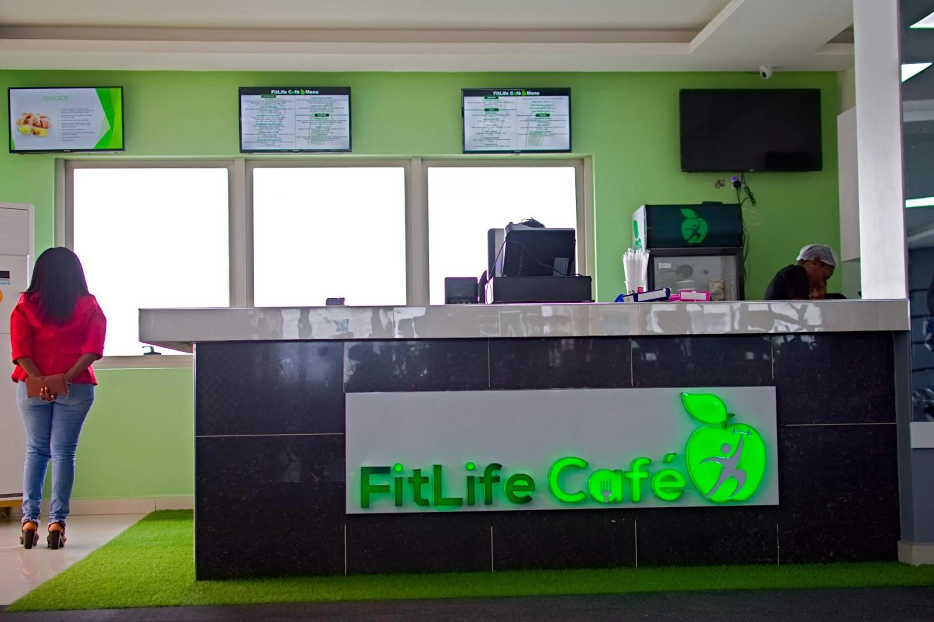 Lobby or reception in Lagos Oriental Hotel