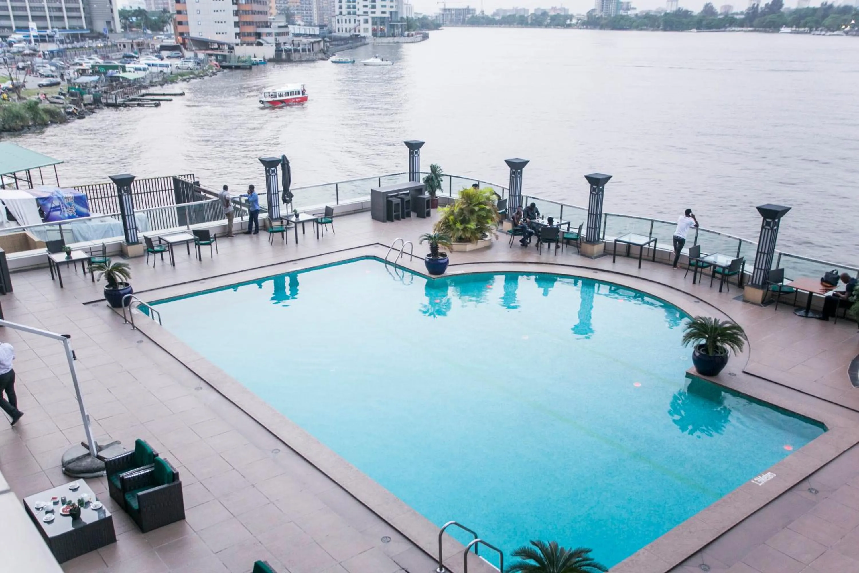 Swimming pool in Lagos Oriental Hotel