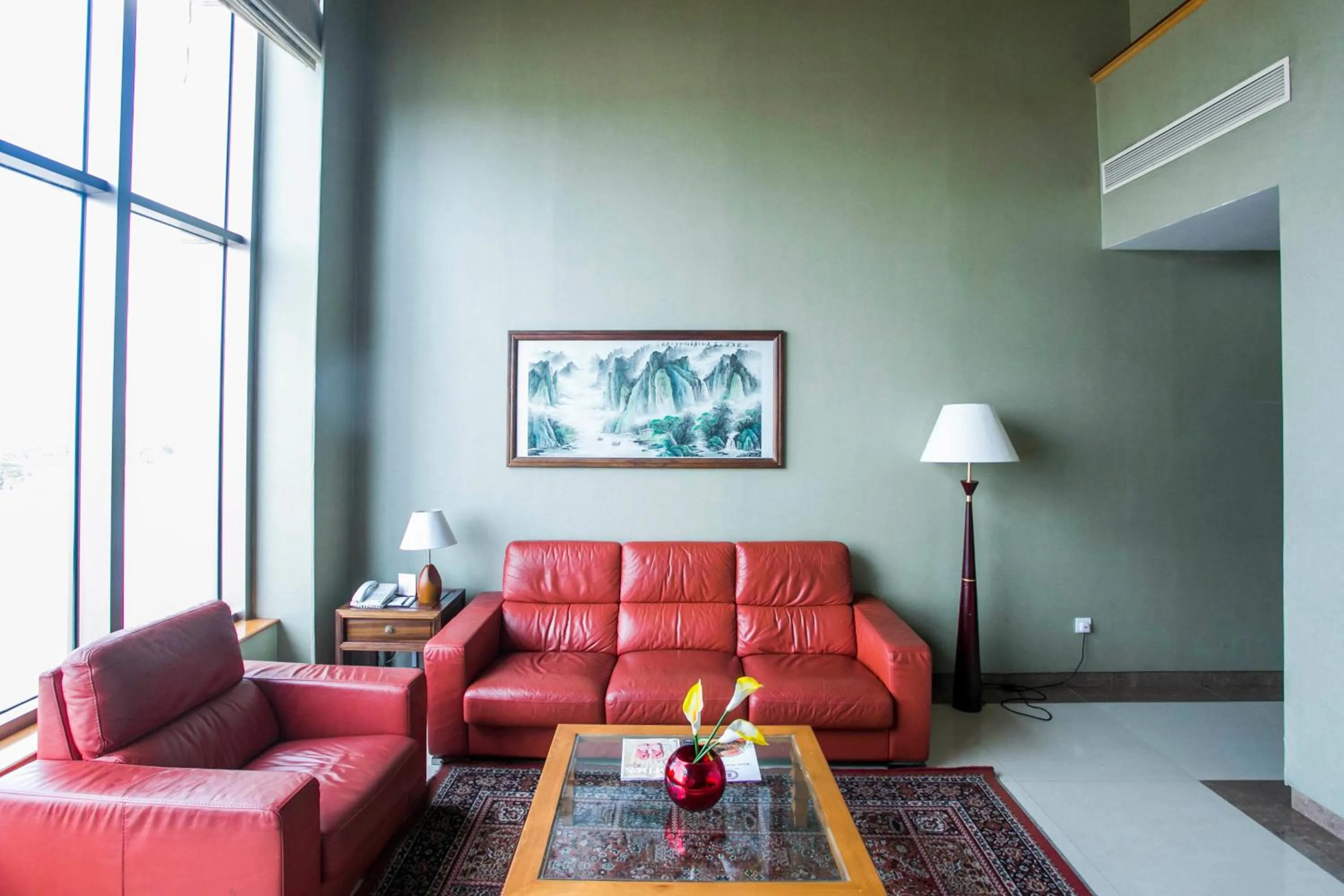 Seating area in Lagos Oriental Hotel