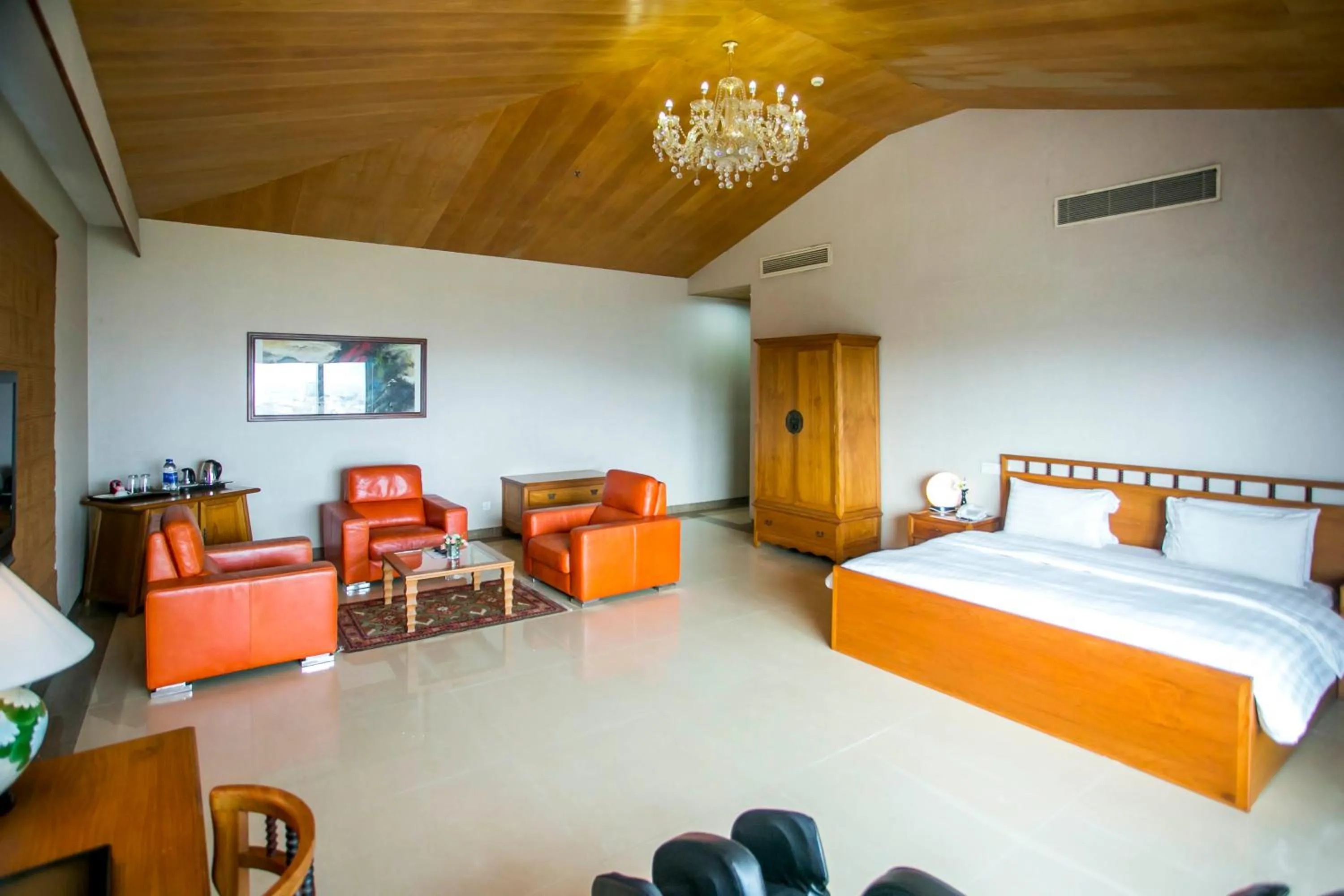 Bed in Lagos Oriental Hotel