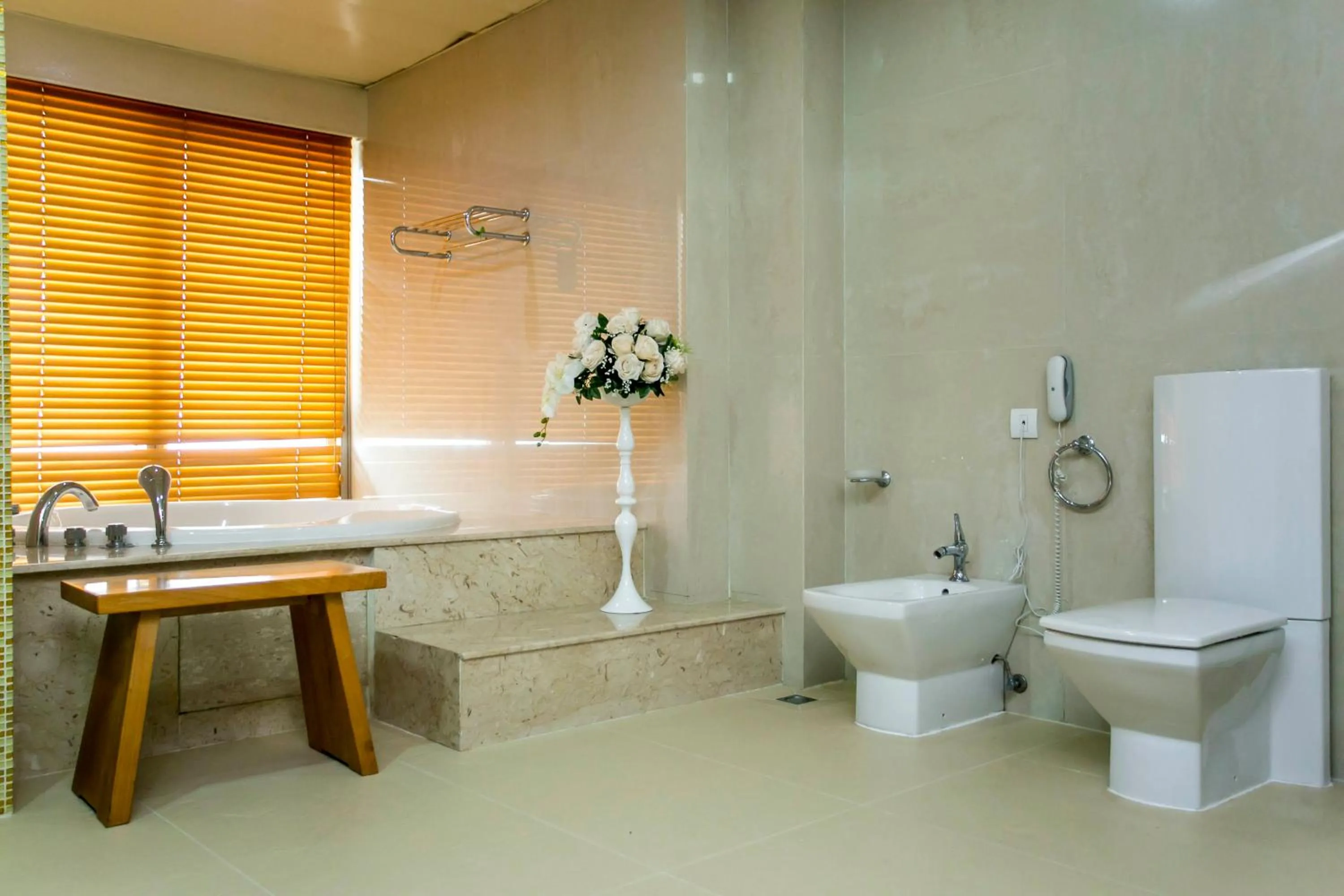 Shower in Lagos Oriental Hotel