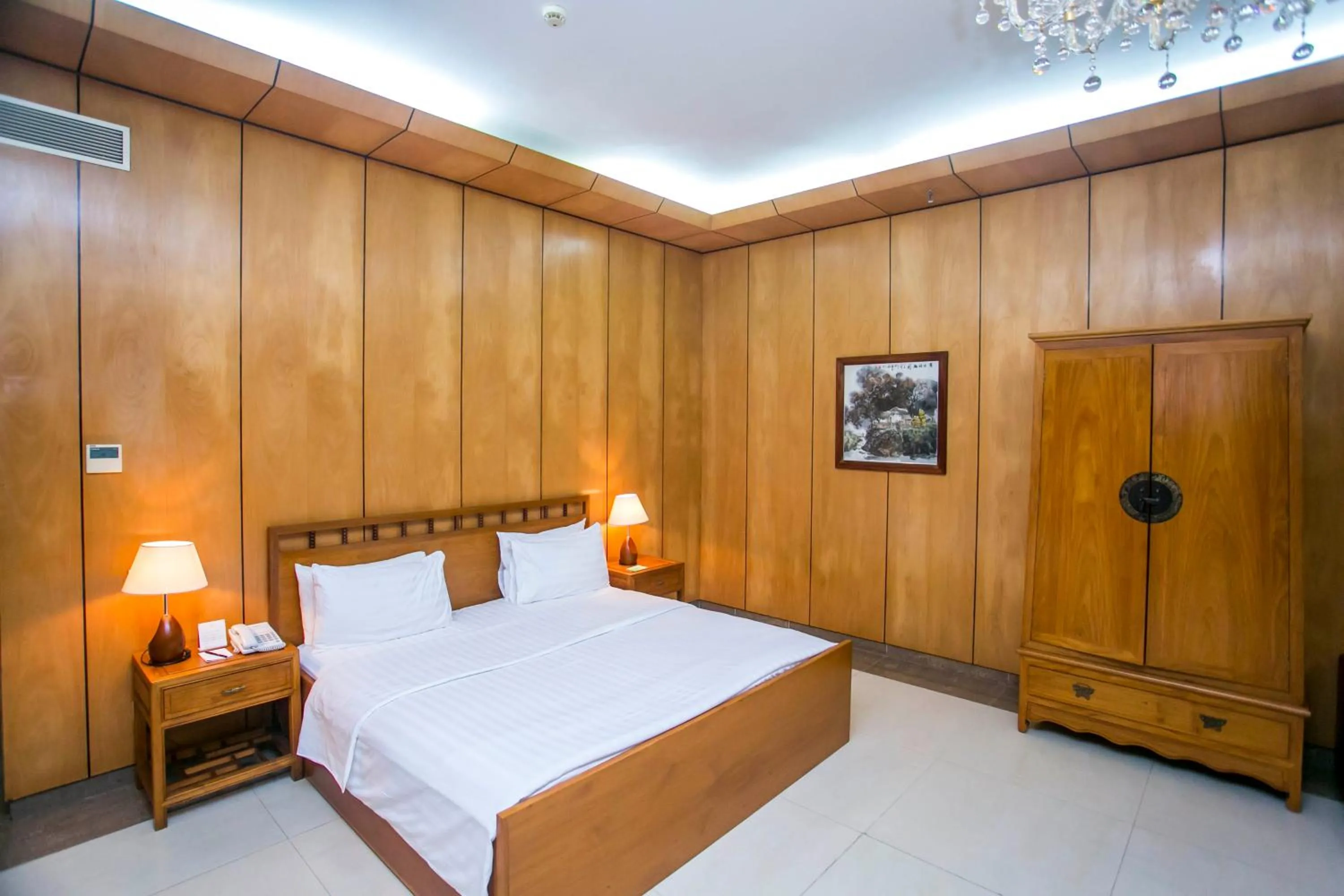 Bed in Lagos Oriental Hotel