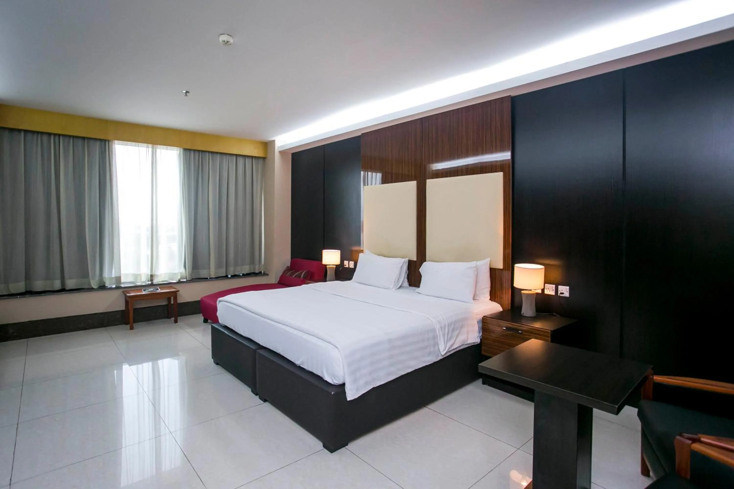 Bed in Lagos Oriental Hotel