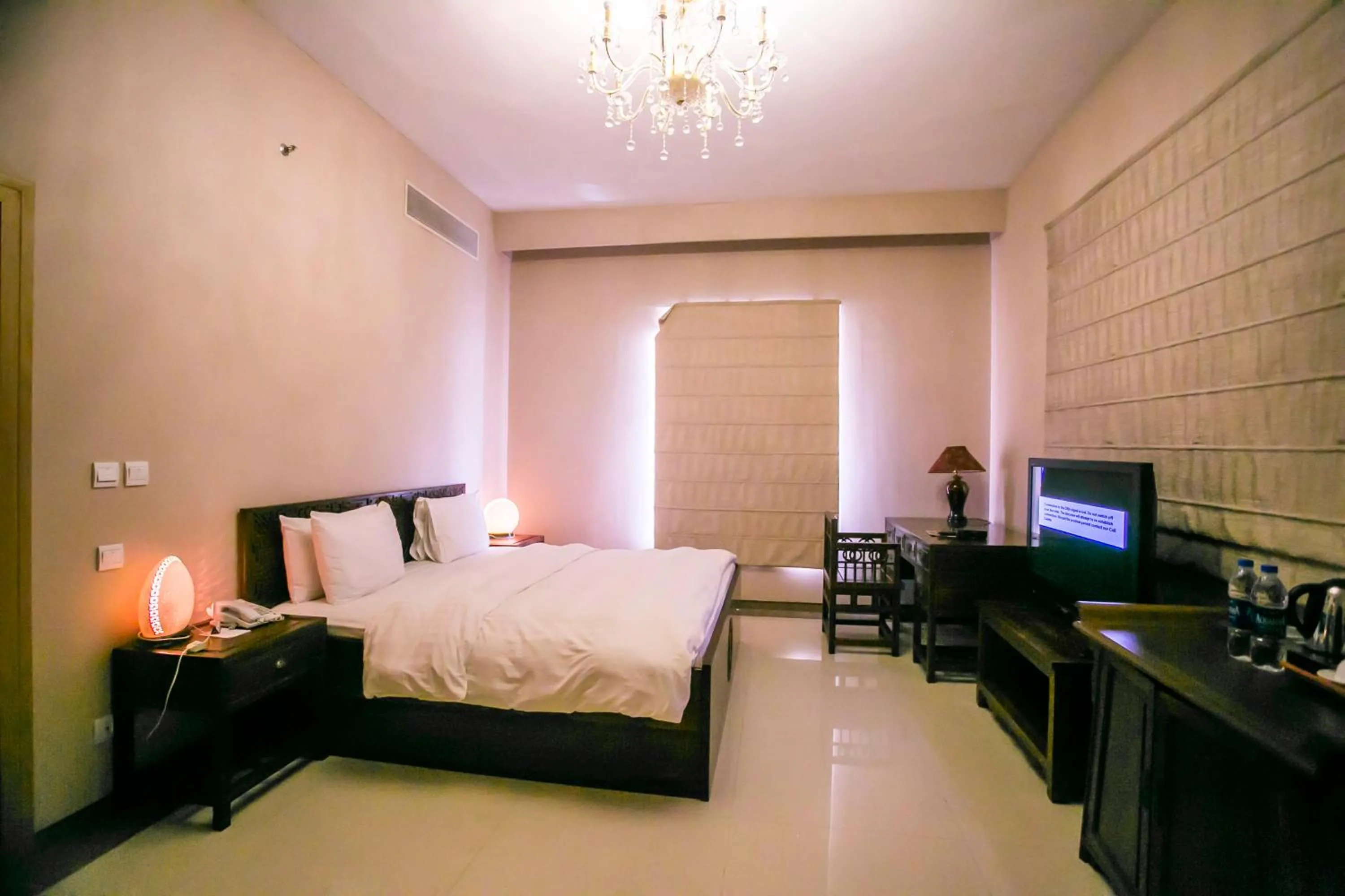 Bed in Lagos Oriental Hotel