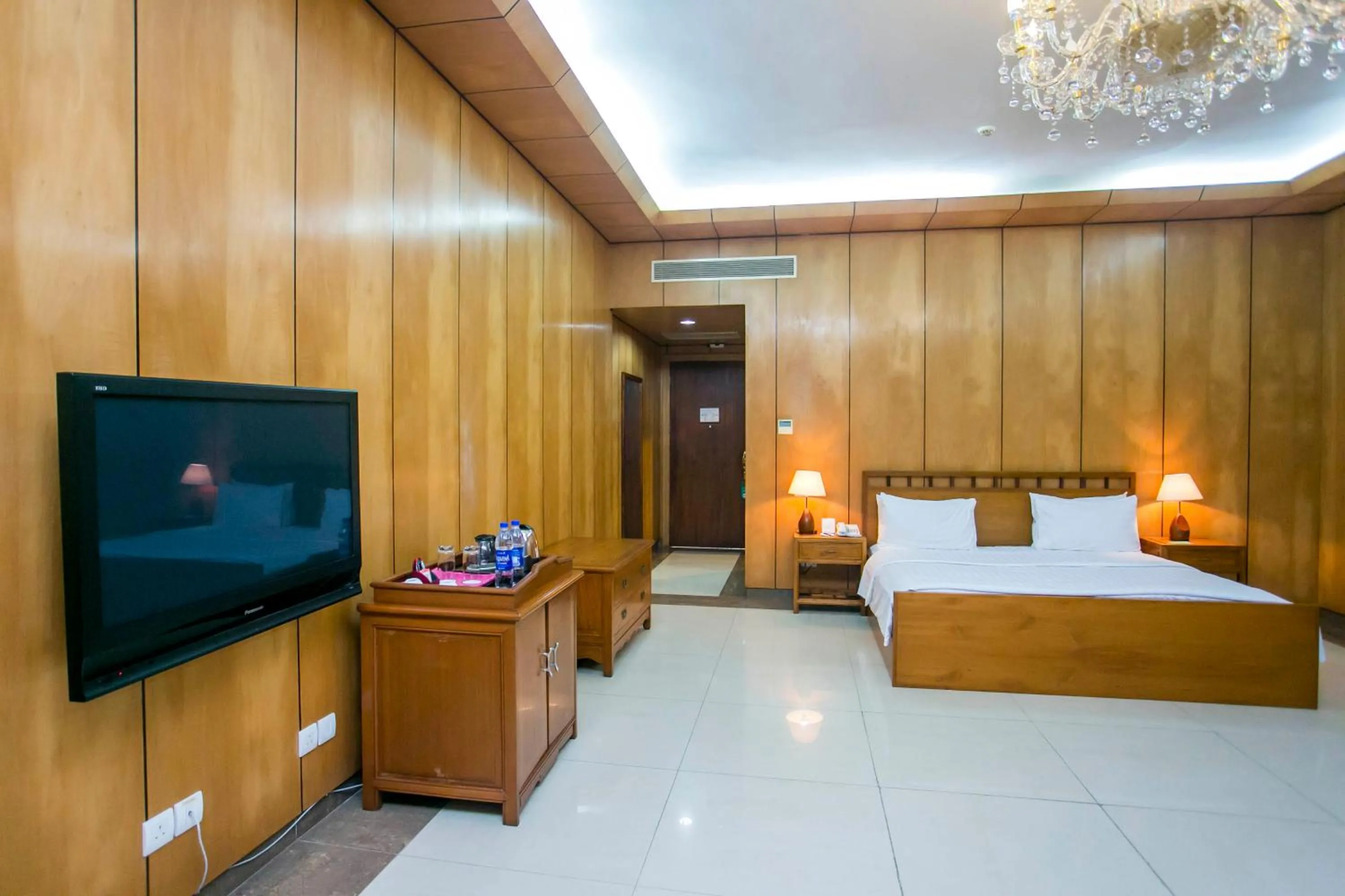 Bed in Lagos Oriental Hotel