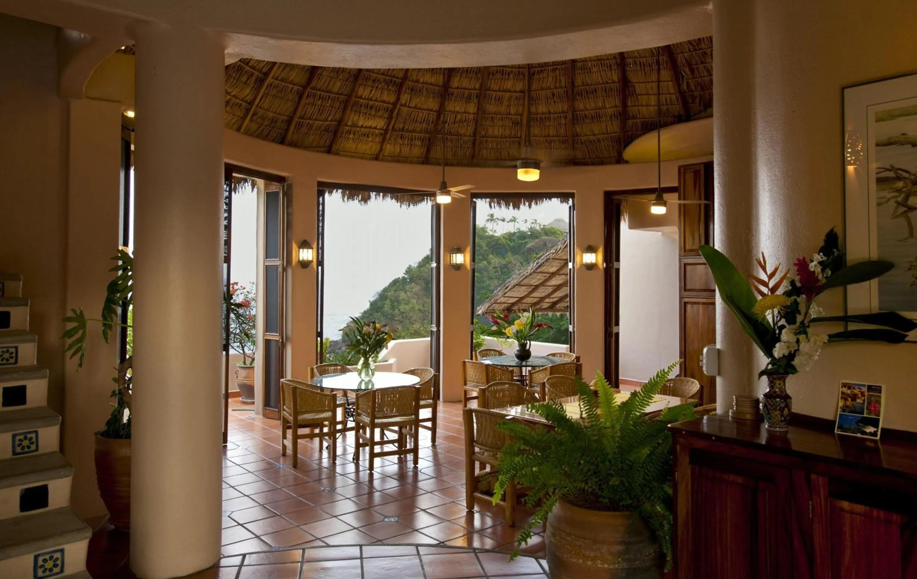 Dining area in Agua Azul la Villa