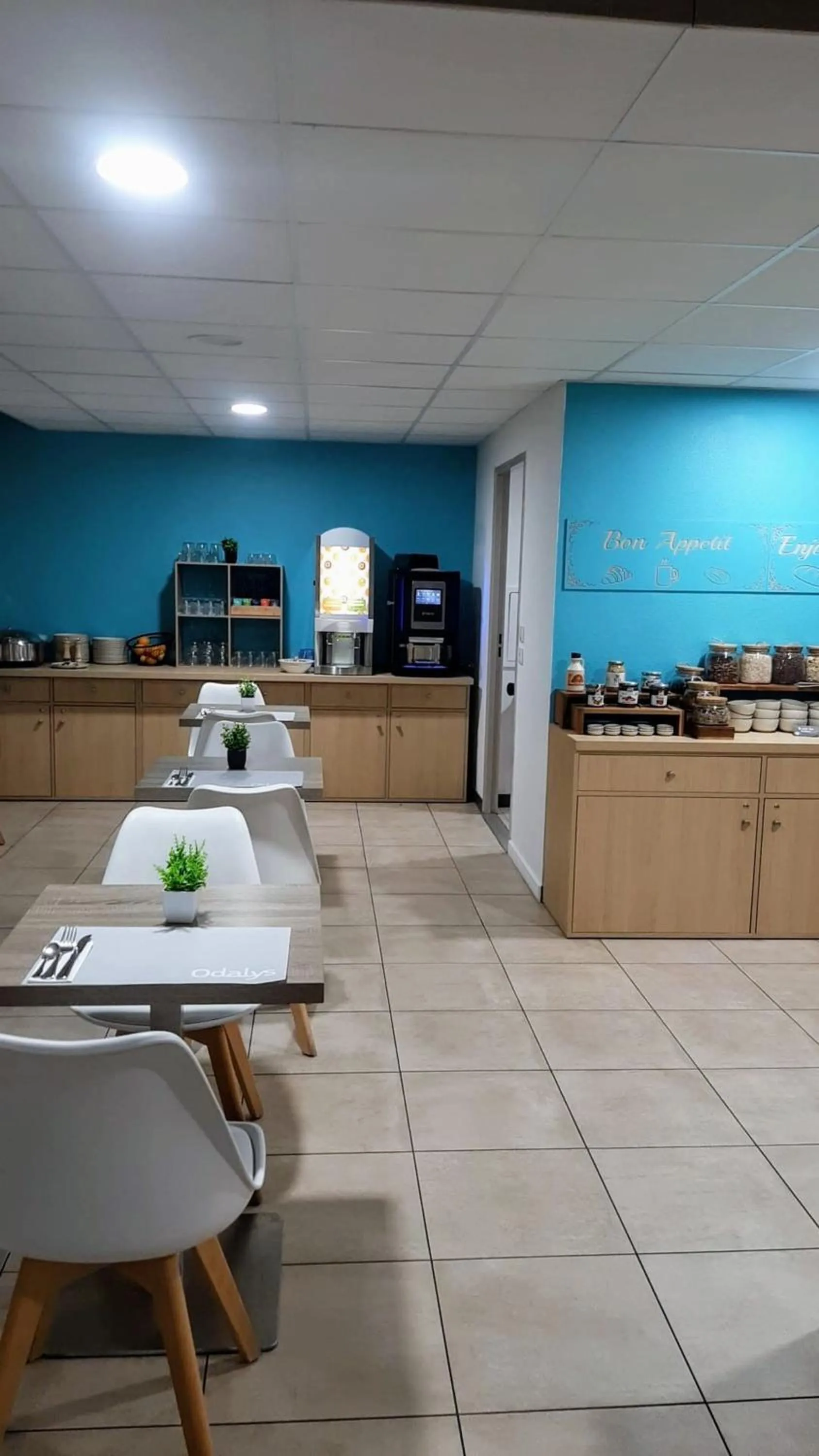 Buffet breakfast in Appart Hotel Odalys City Amiens Blamont