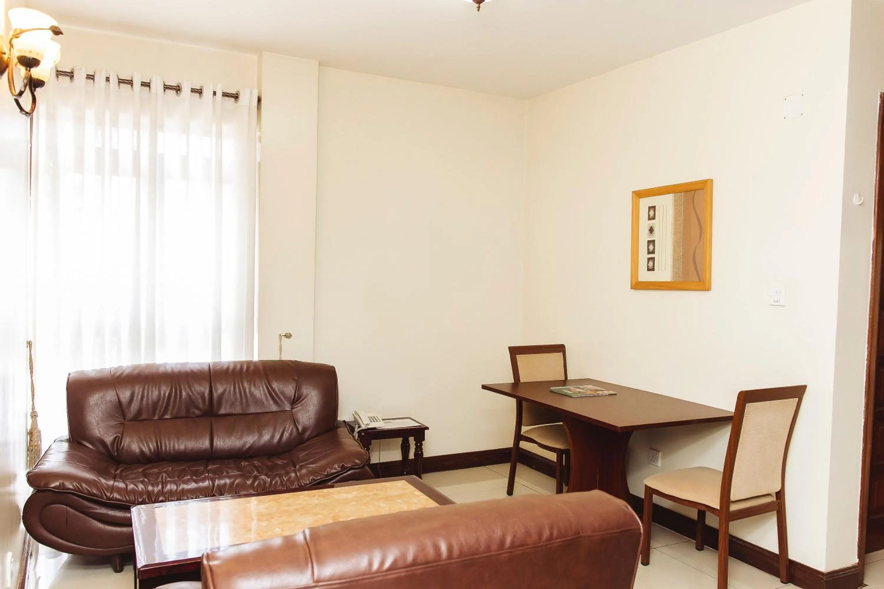 Seating area in Highlands Apartment