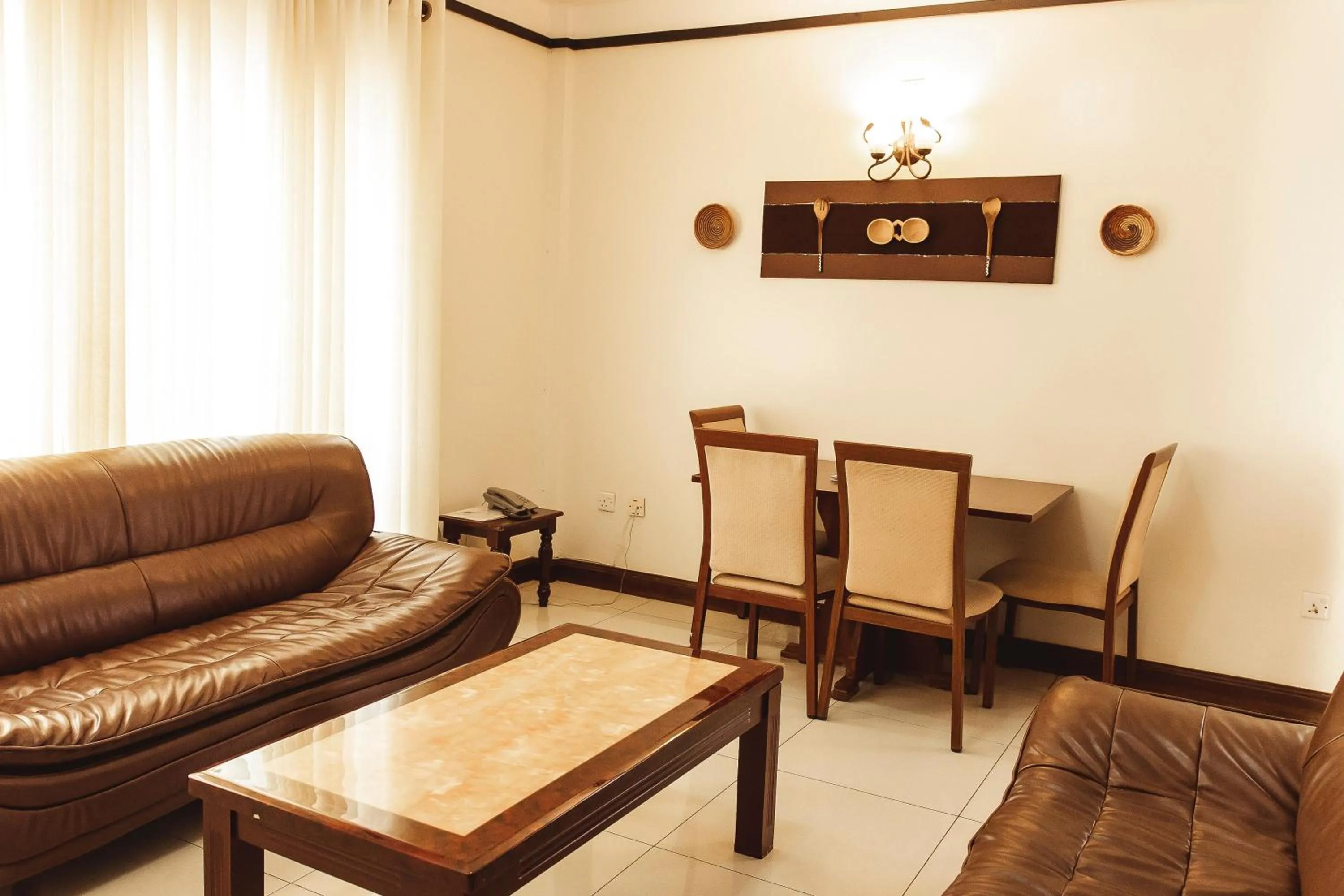 Seating area in Highlands Apartment