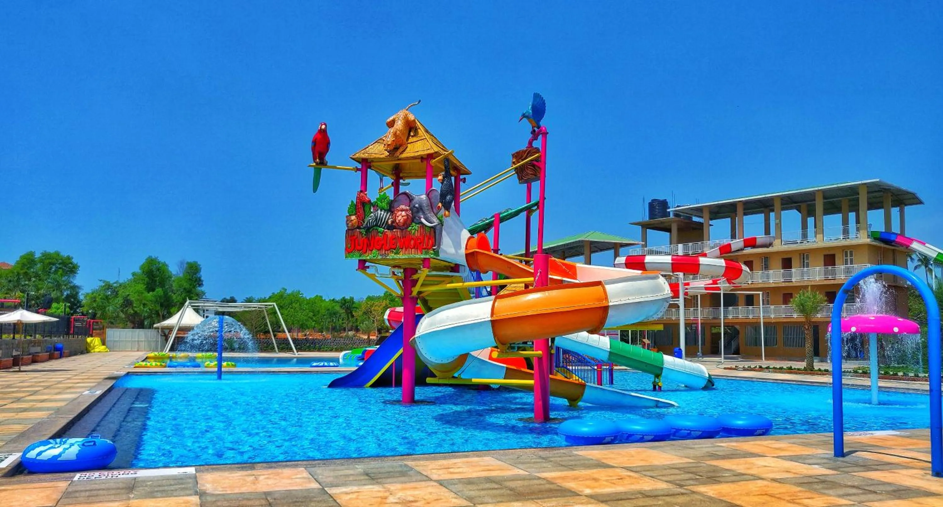 Aqua park in UVA Meridian Bay Resort & Spa