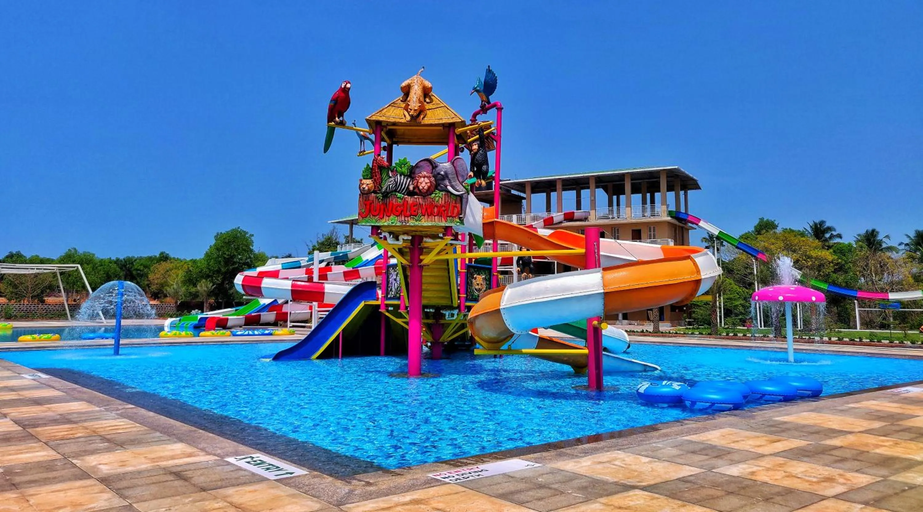 Aqua park in UVA Meridian Bay Resort & Spa