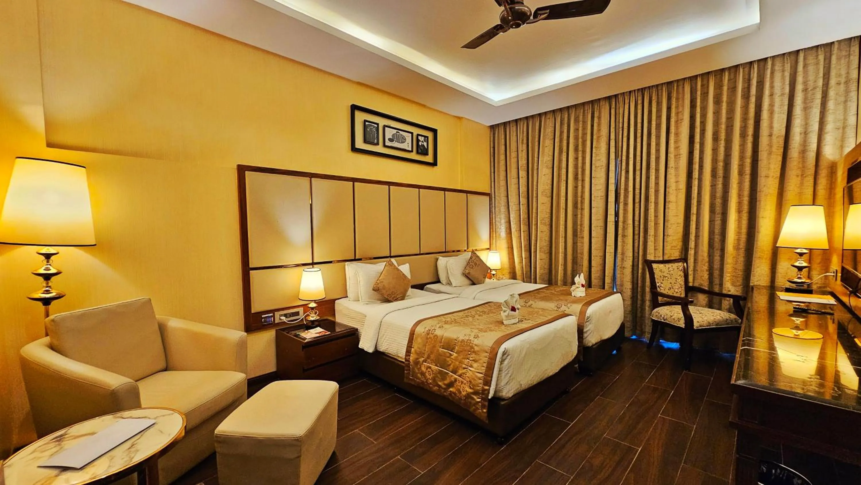 Photo of the whole room, Bed in UVA Meridian Bay Resort & Spa
