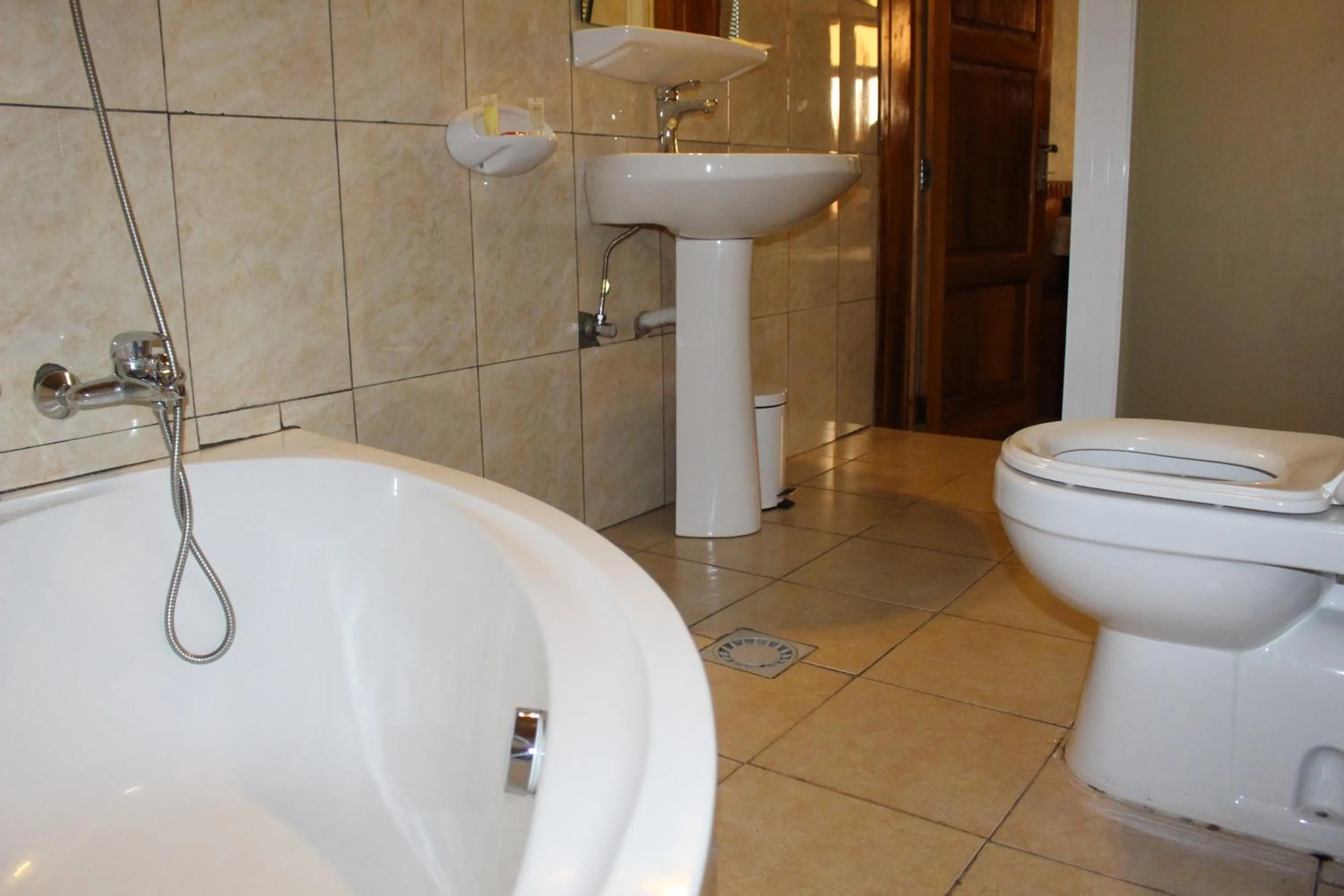 Bathroom in Virunga Hotel