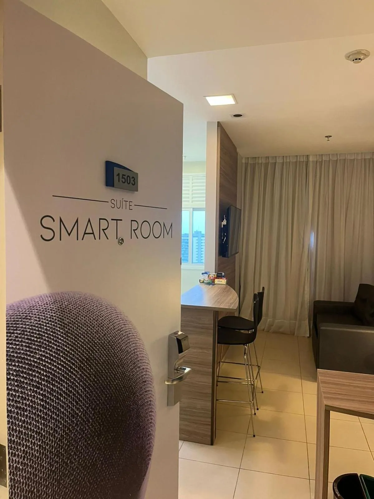 Seating area in Comfort Hotel Santos