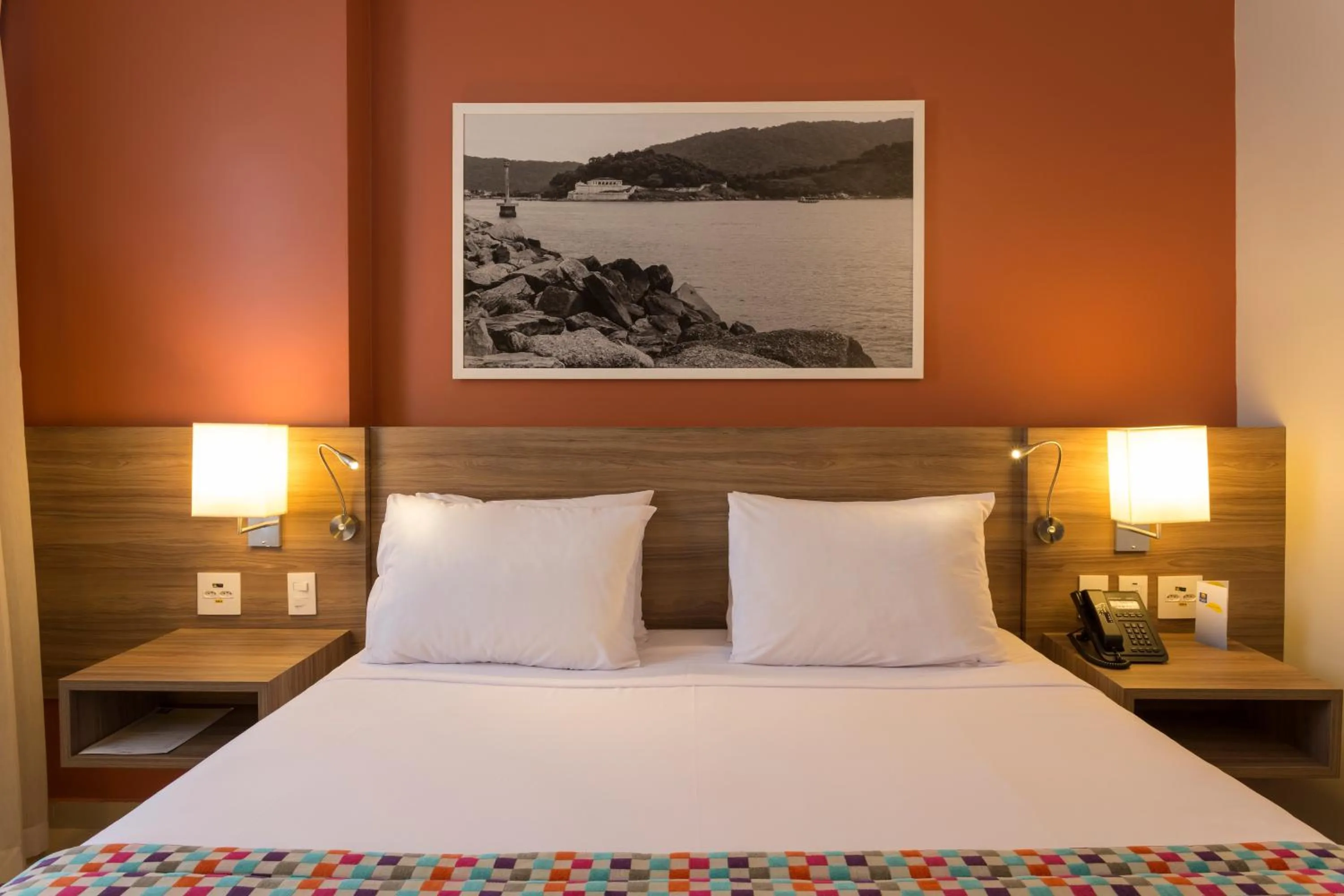 Bed in Comfort Hotel Santos