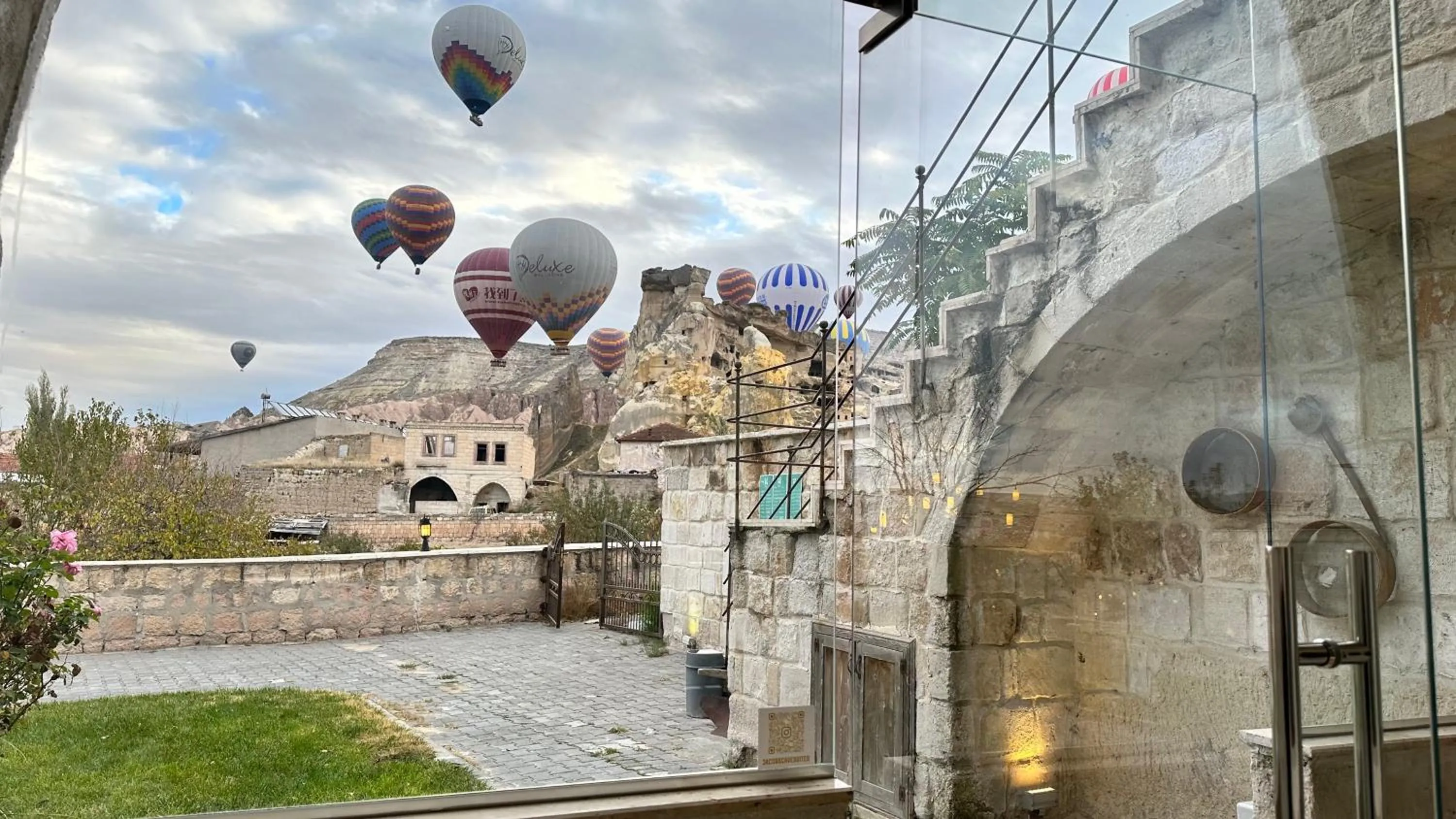 Patio in Jacob's Cave Suites - Cappadocia