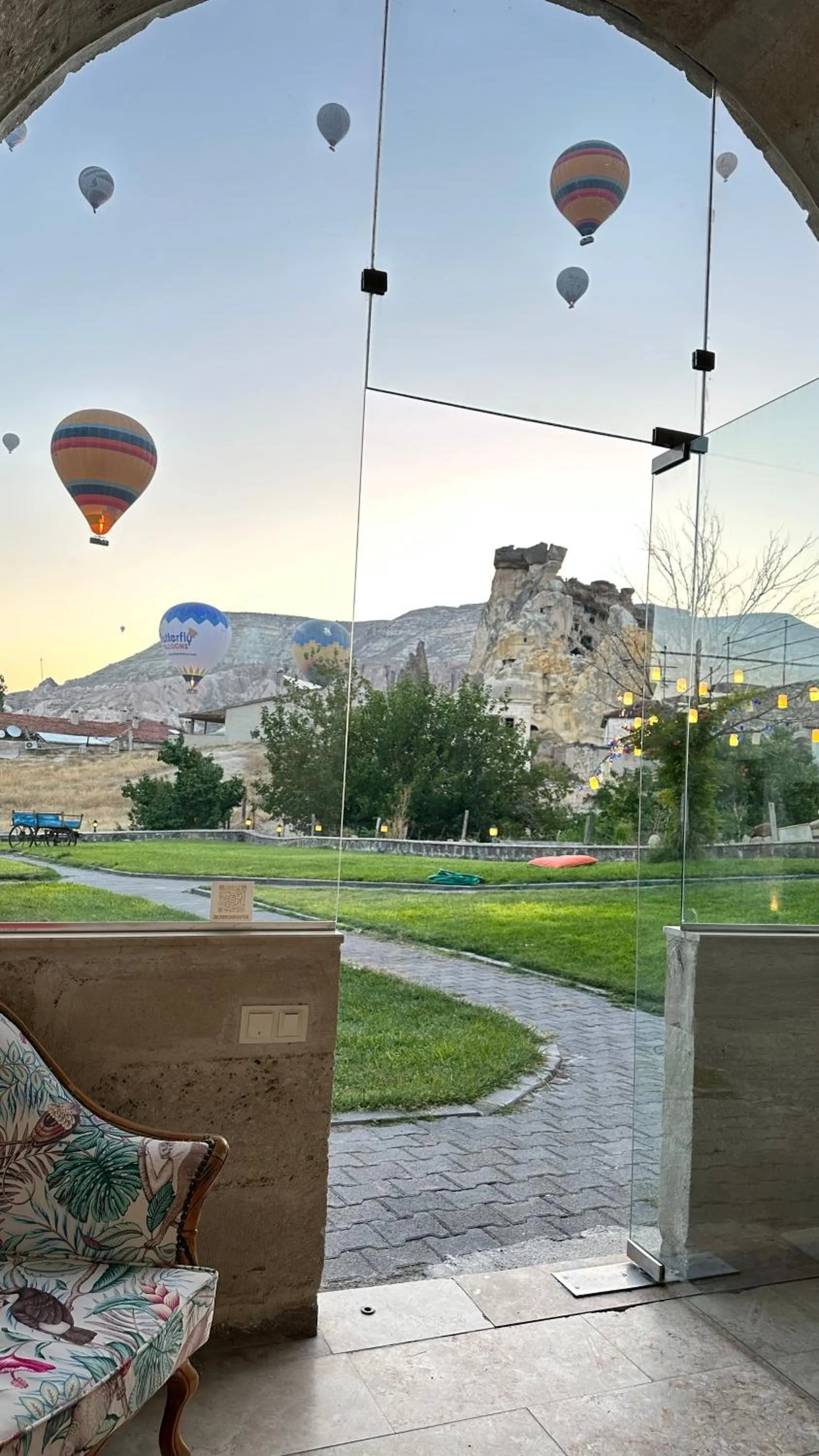 Patio in Jacob's Cave Suites - Cappadocia