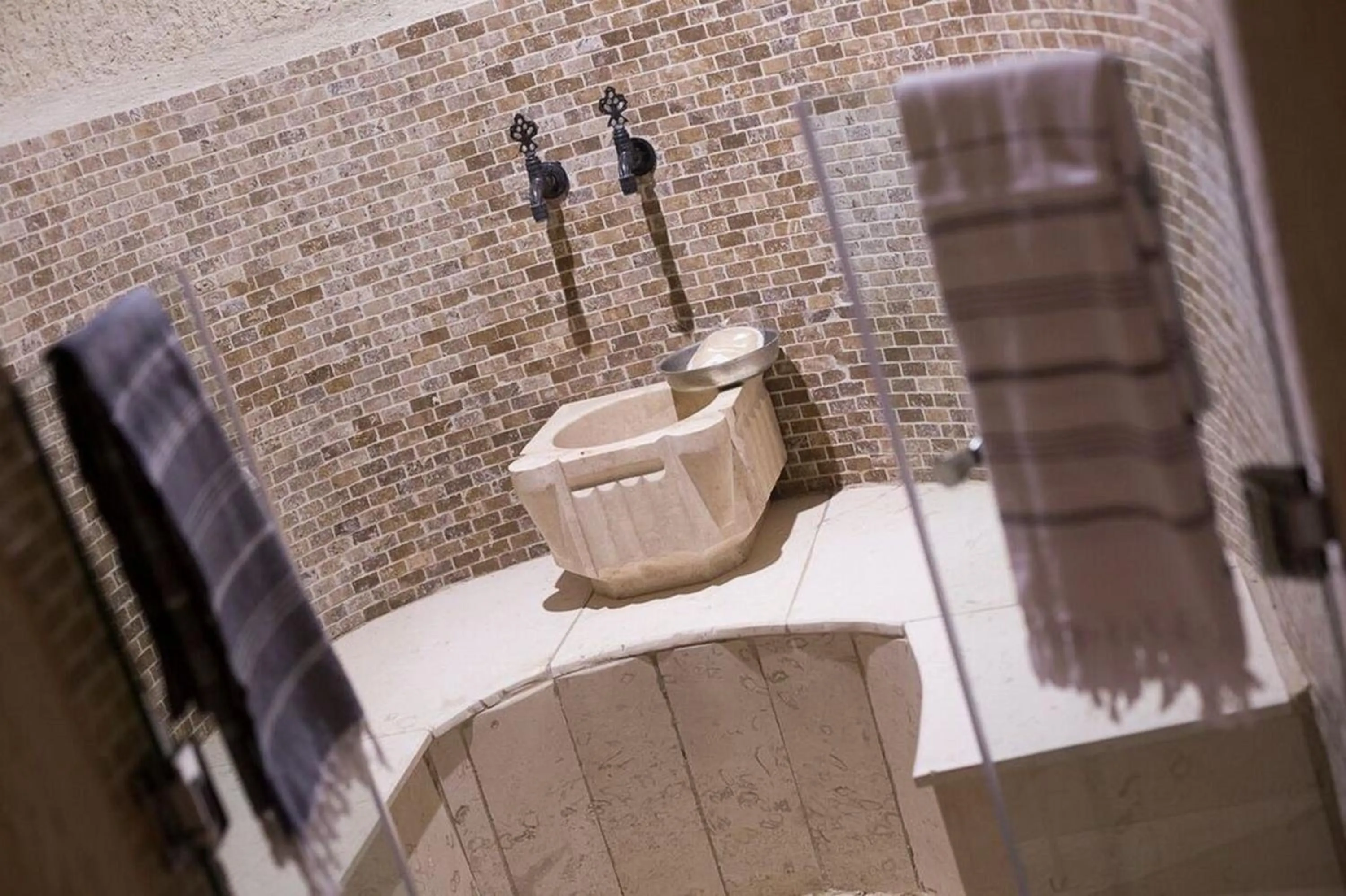 Bathroom in Jacob's Cave Suites - Cappadocia