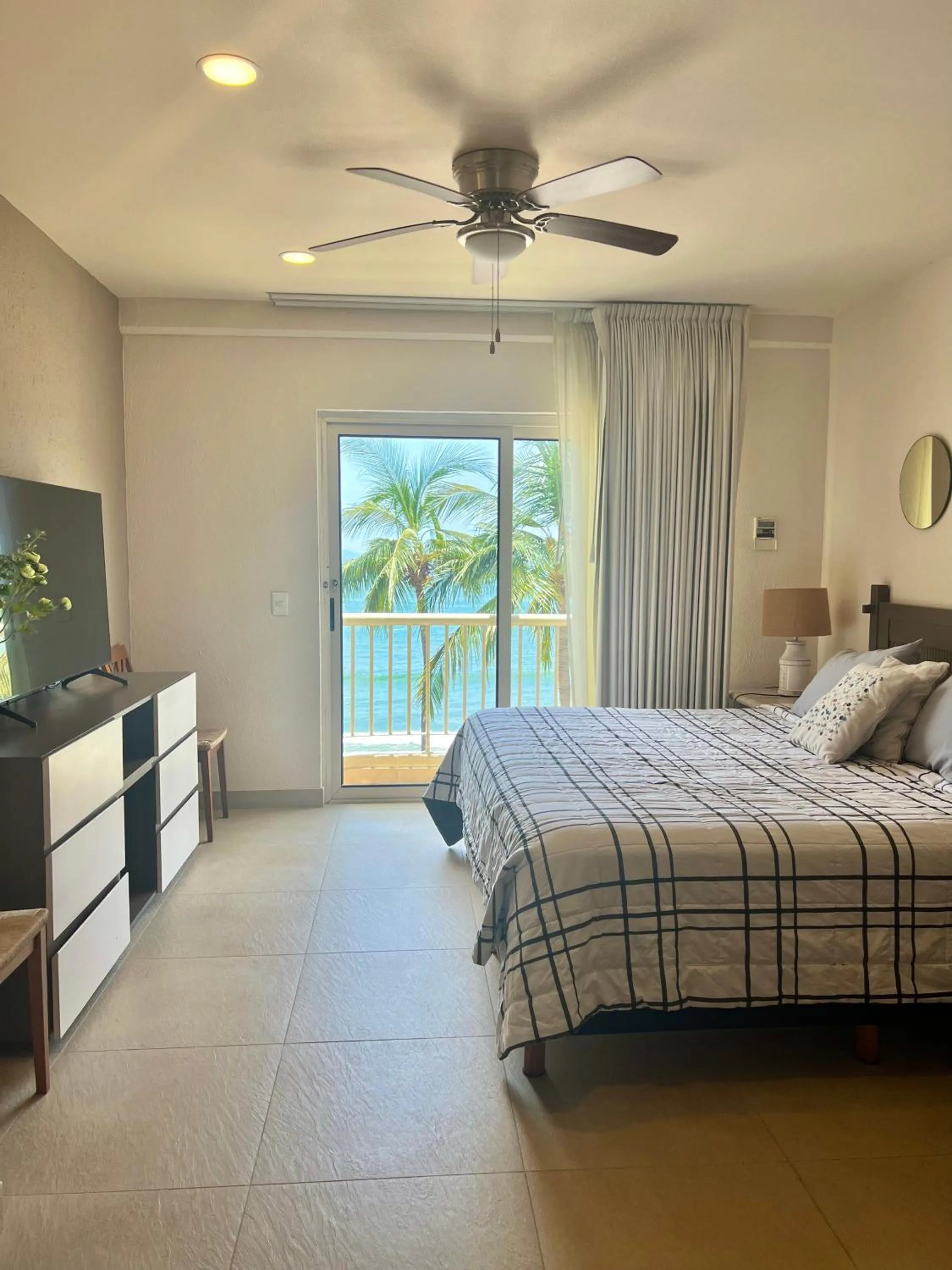 Bed in Condo at Krystal Grand Resort