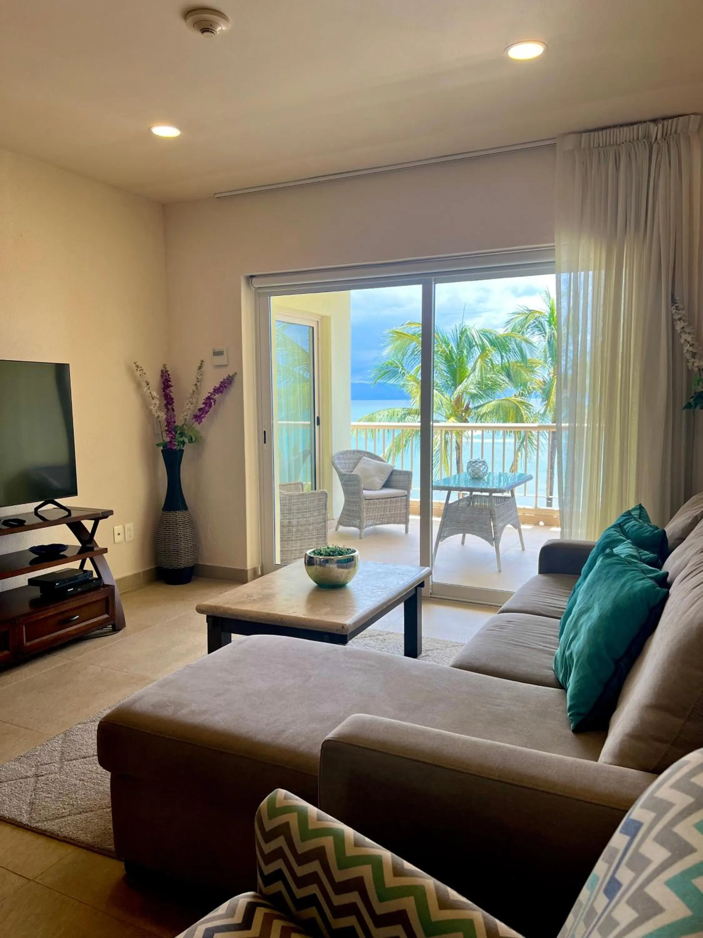 Bed in Condo at Krystal Grand Resort