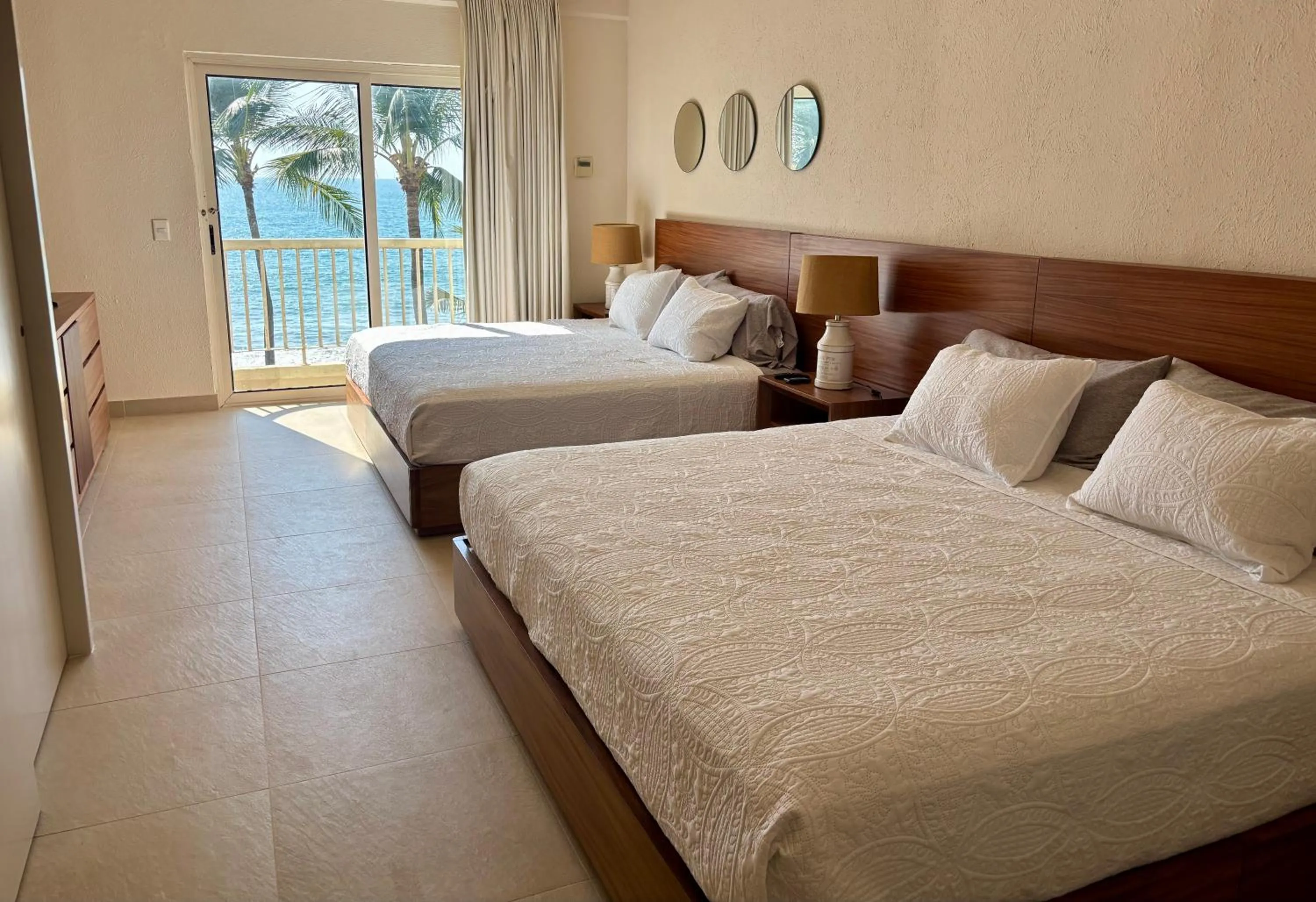 Bed in Condo at Krystal Grand Resort