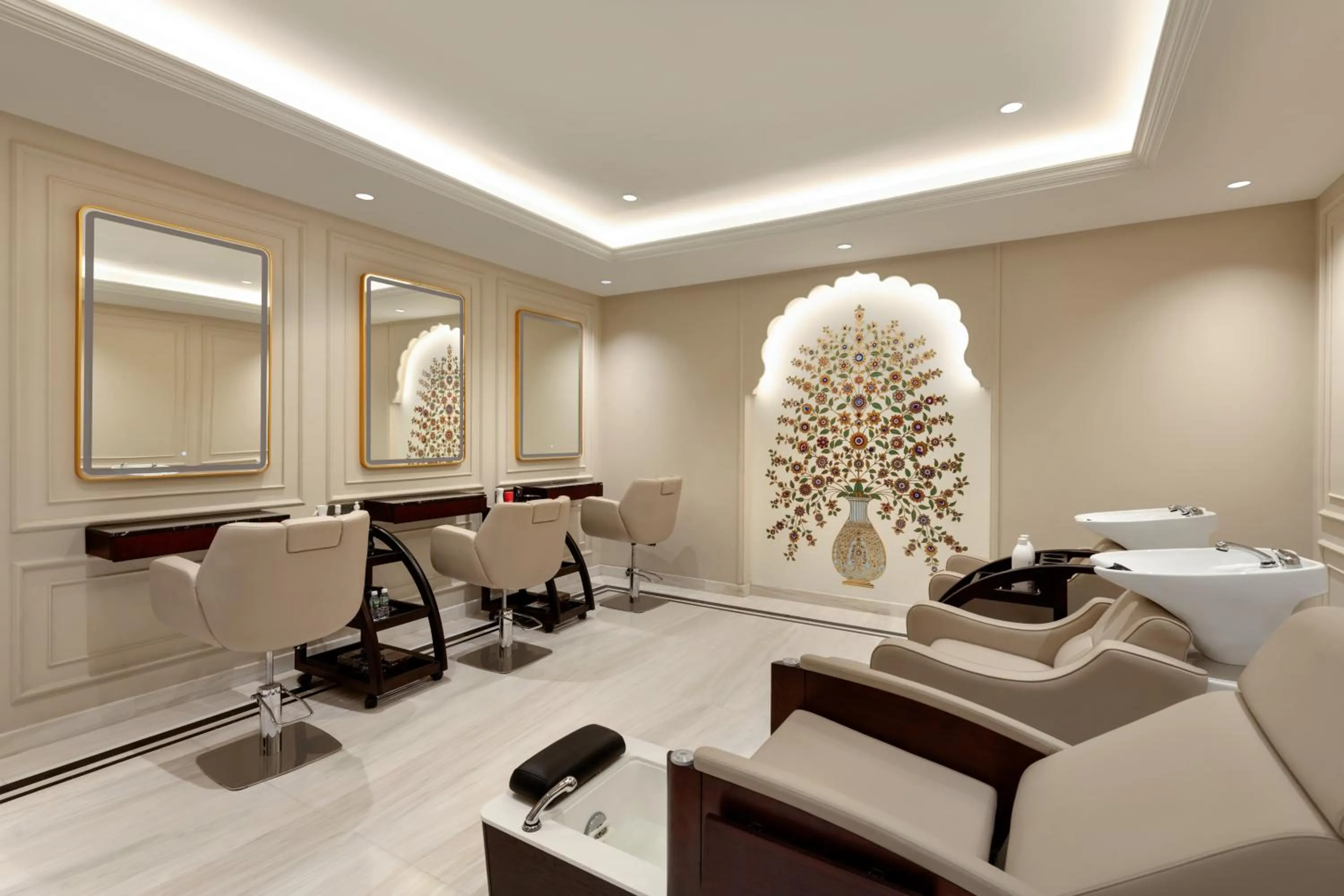 hair dresser in Wyndham Grand Udaipur Fateh Sagar Lake - Pure Vegetarian Resort