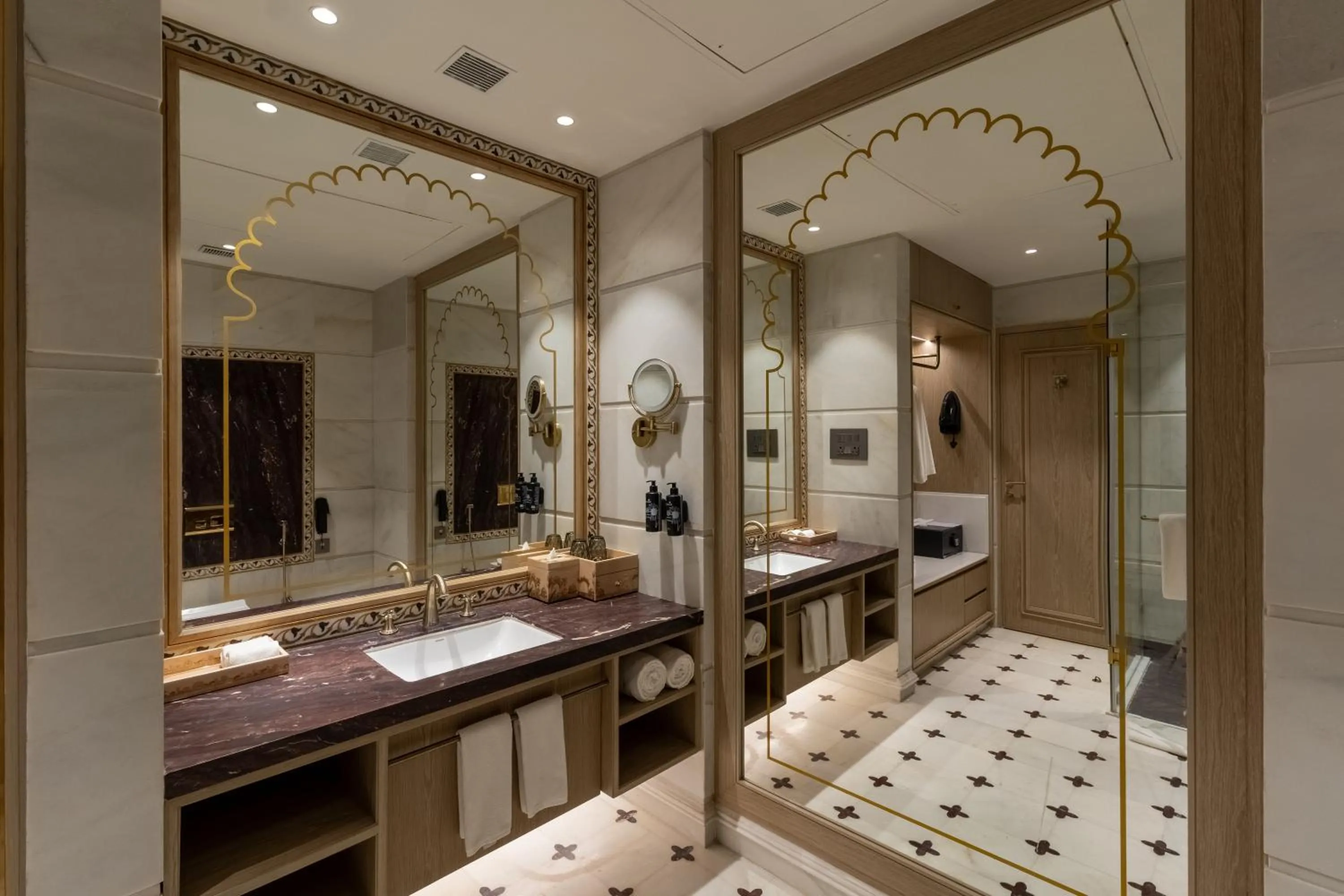 Bathroom in Wyndham Grand Udaipur Fateh Sagar Lake - Pure Vegetarian Resort