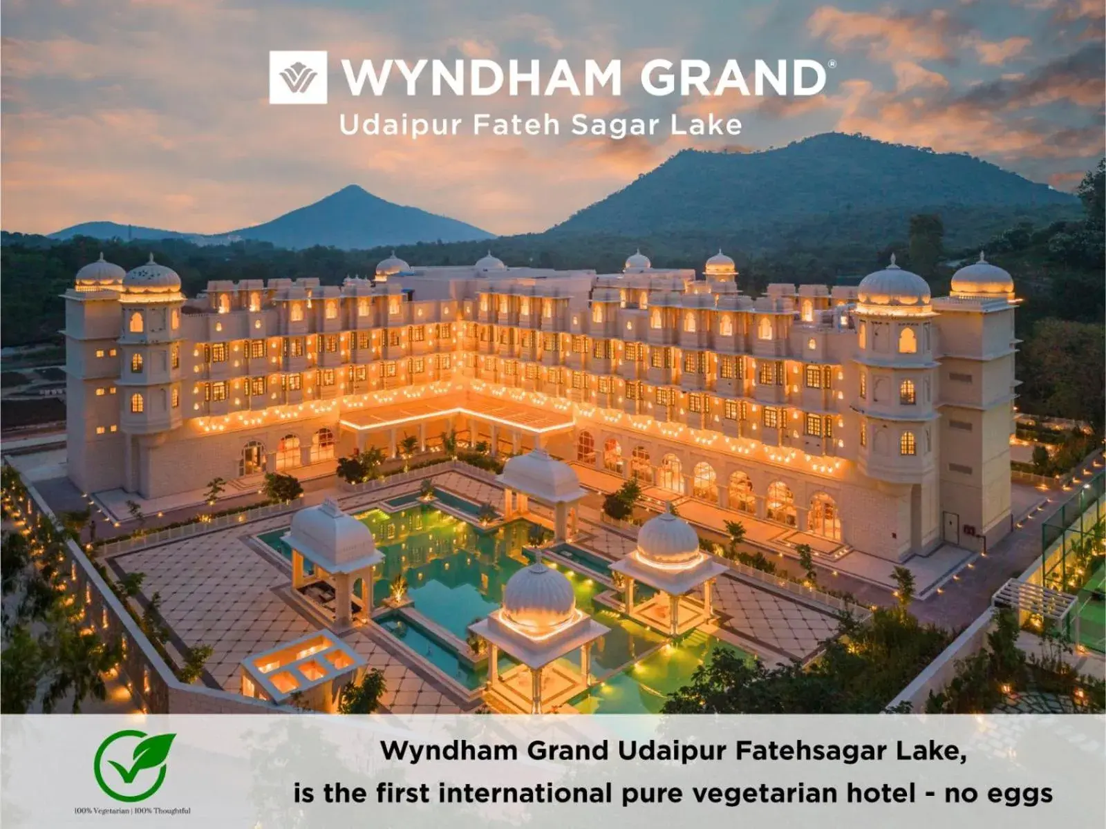 Wyndham Grand Udaipur Fateh Sagar Lake - Pure Vegetarian Resort Wyndham Grand Udaipur Fateh Sagar Lake - Pure Vegetarian Resort