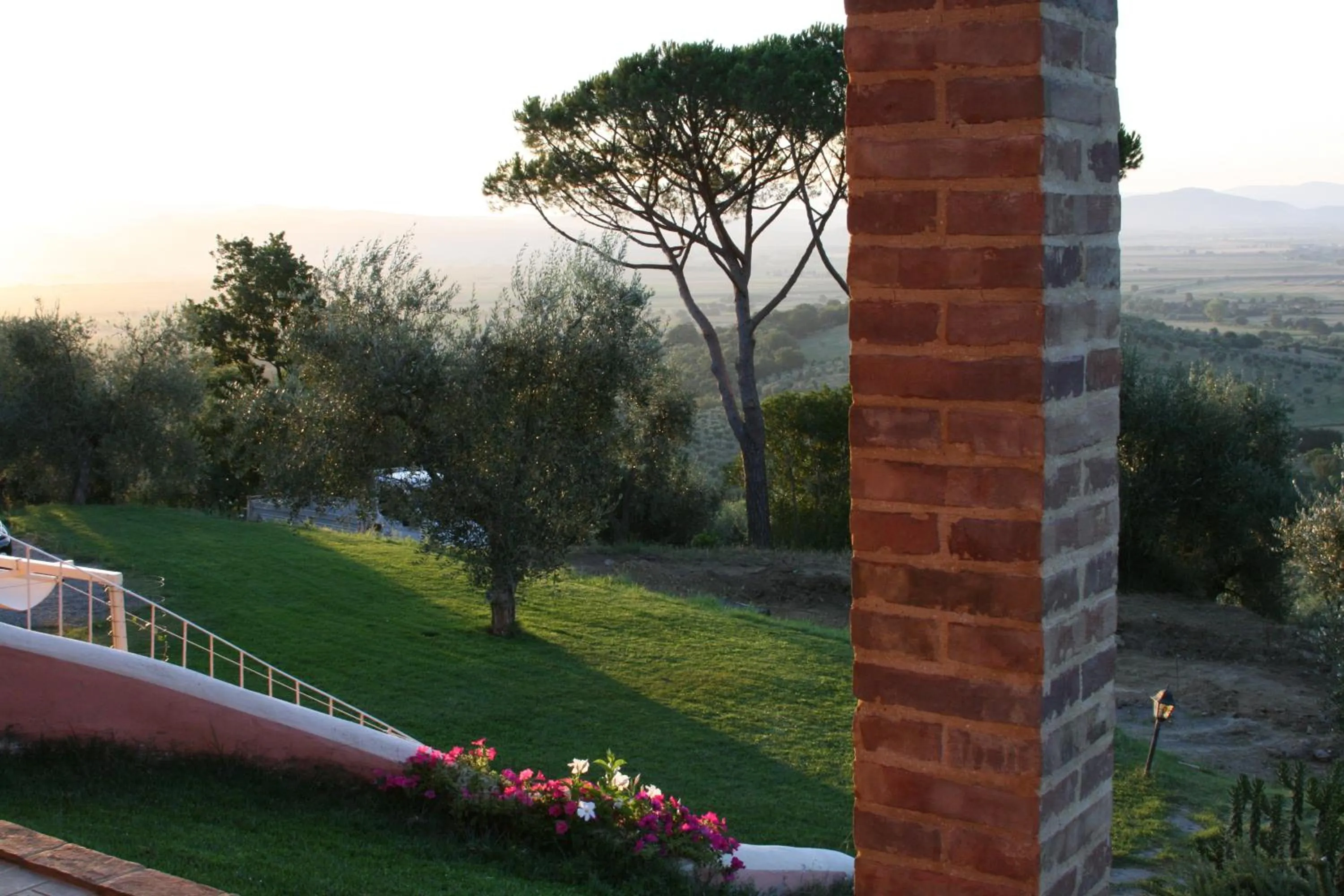 Garden view in Il Pino